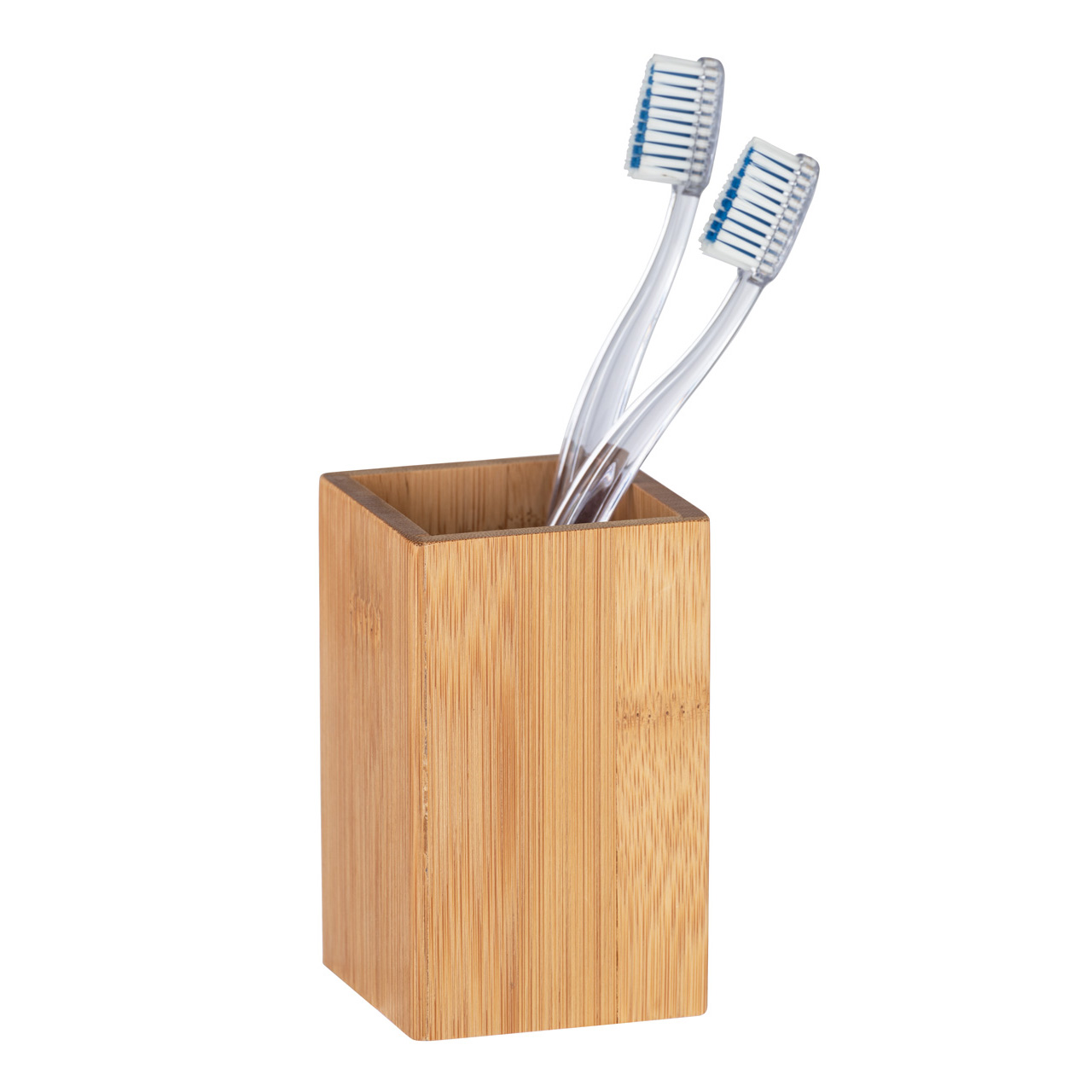 733807-Zahnputzbecher-Mod-Padua-bambus_FS_01 WENKO ZAHNPUTZBECHER PADUA BAMBUS