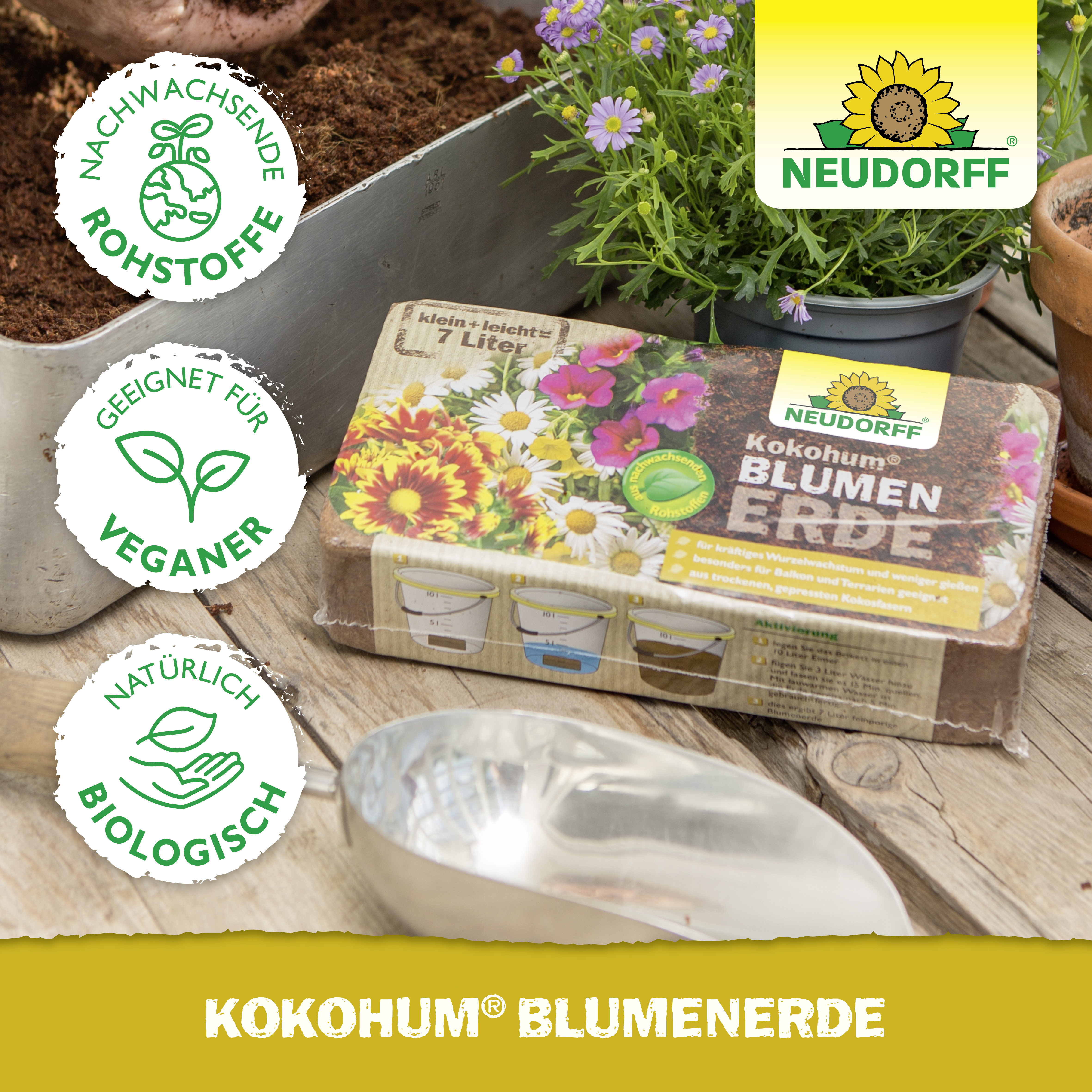 Neudorff Kokohum BlumenErde, 7 l