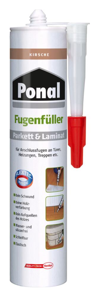 Ponal Parkett + Laminat Fugenfüller, Kirsche, 280 ml