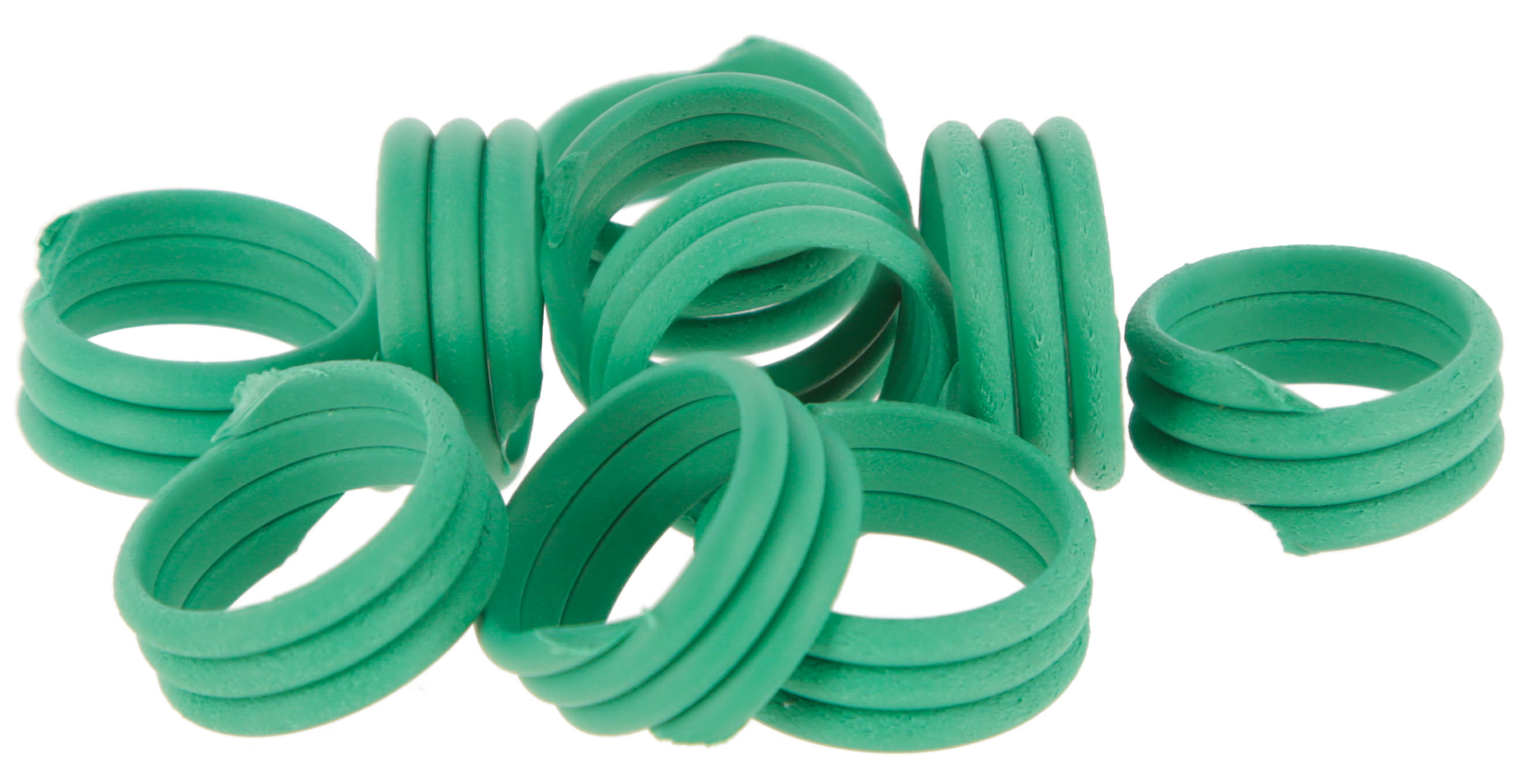Kerbl Spiralring, 16 mm, grün, 20 St. im Pack