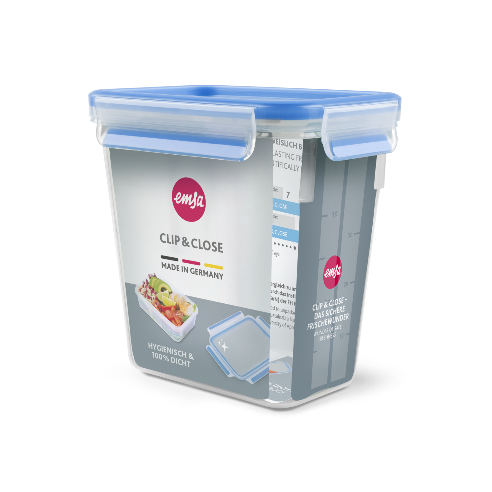EMSA Clip & Close Frischhaltedose 1,5 L, rechteckig EMSA Clip & Close Frischhaltedose 1,5 L, rechteckig