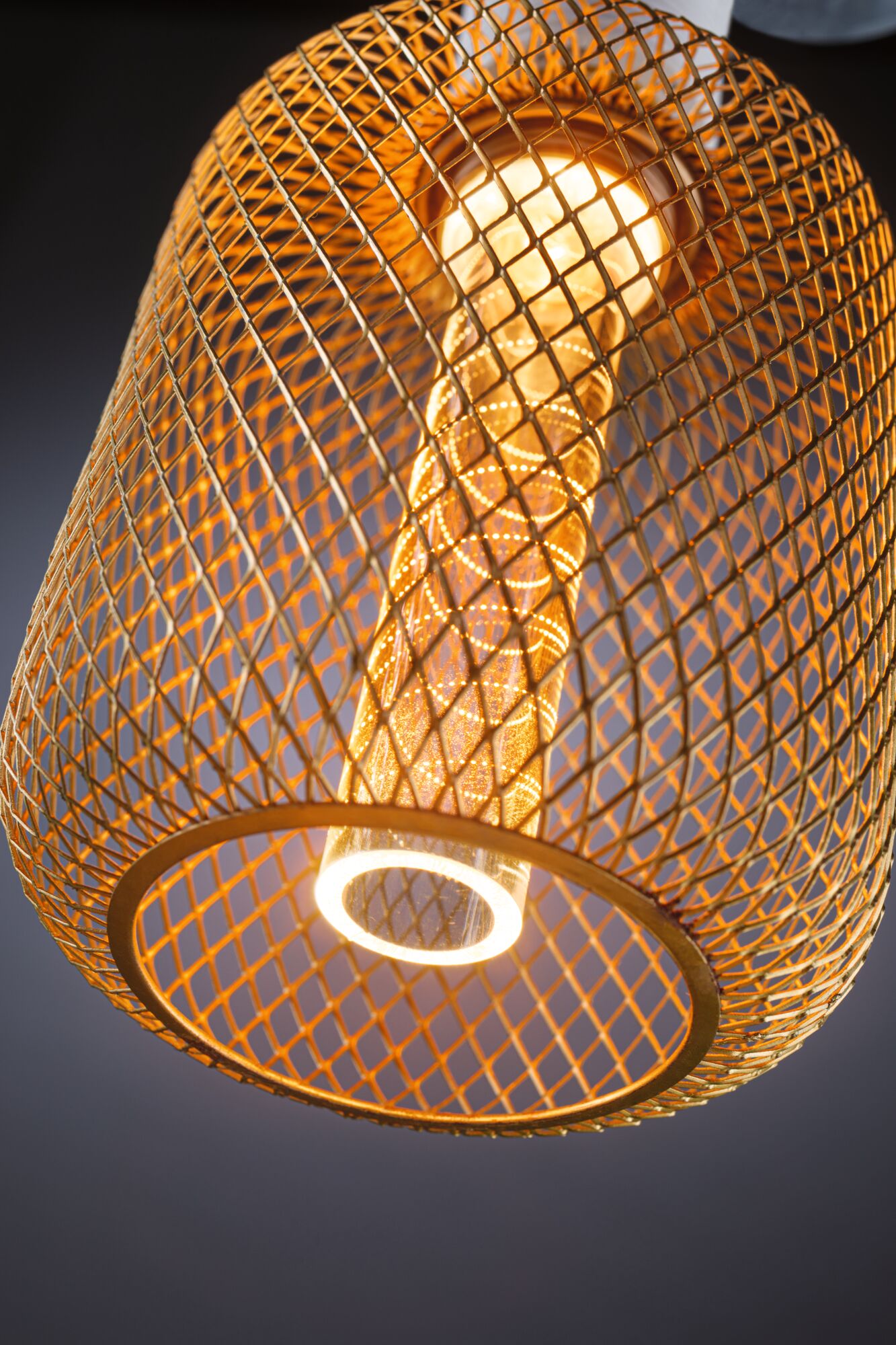 Paulmann LED Metallic Glow Zyl messing Spiral E27, 200lm, 4,2W, 1800K, 230V
