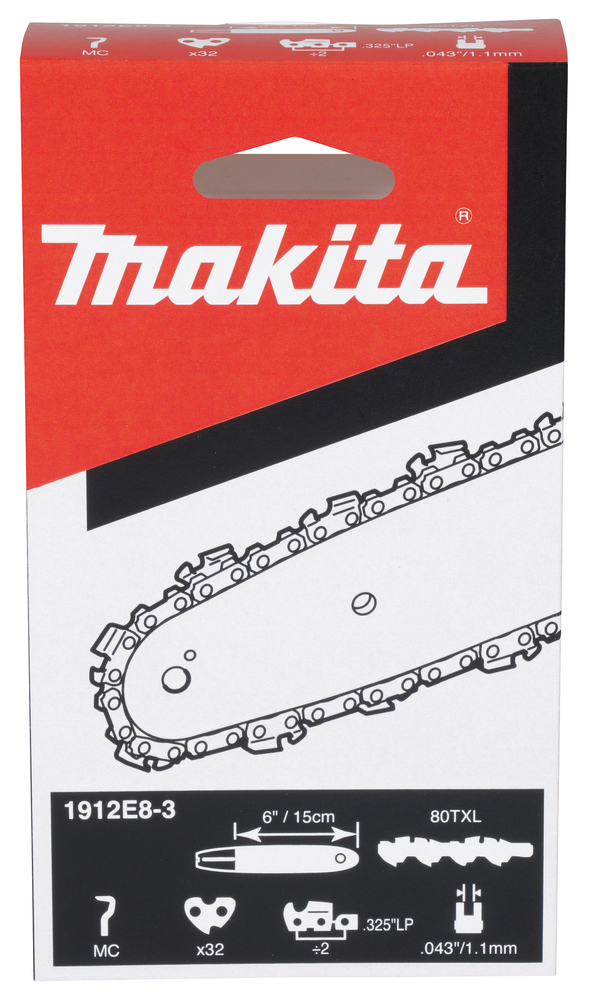 Makita Sägekette 15 cm, 1,1 mm, 0,325" Makita Sägekette 15 cm, 1,1 mm, 0,325"