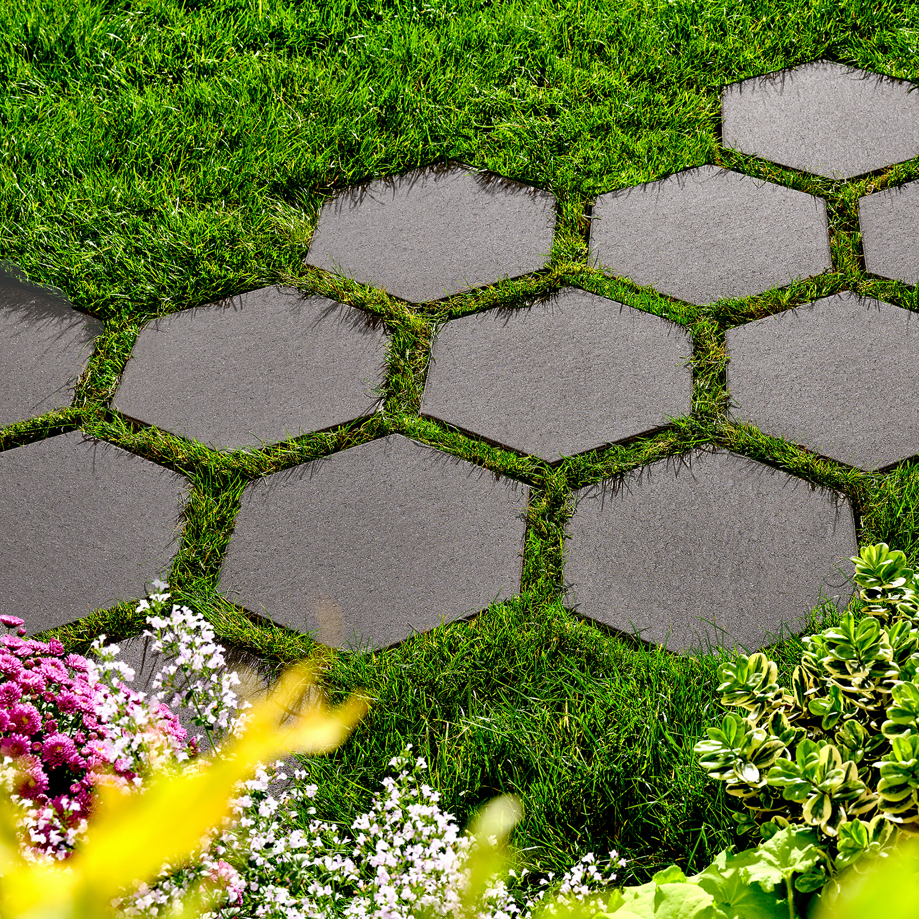 Kann Platte Wabeno 40 x 34,6 x 5 cm, graphit