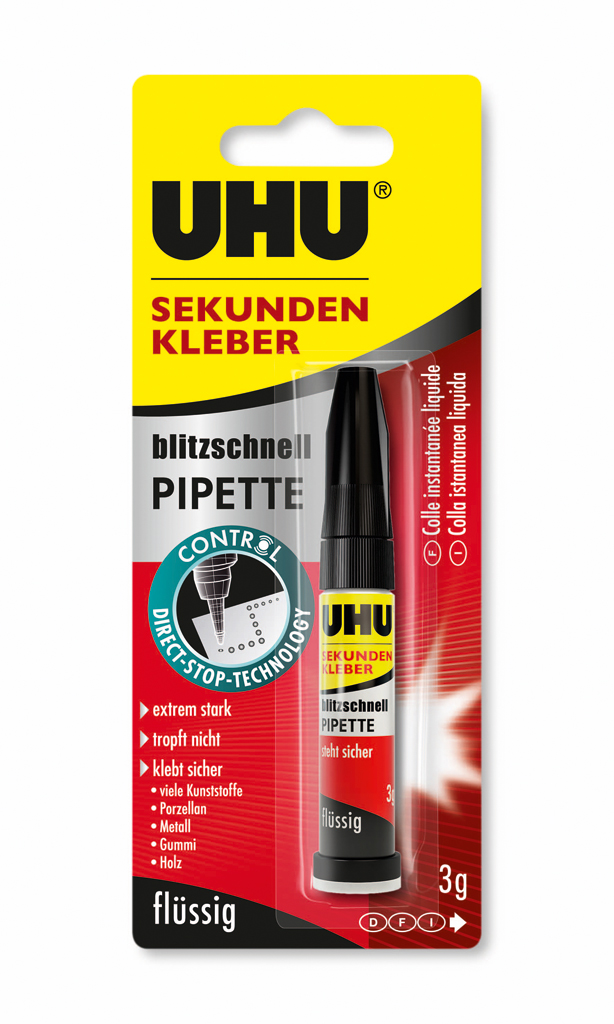 4026700455700-UHU-super-glue-pipette-control-3g-blister-D_FR_I-_614x1024px_E_NR-31901 Uhu Sekundenkleber blitzschnell Pipette, flüssig