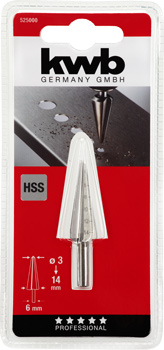 525000-300 Kwb Metall-Schälbohrer, 3 - 14 mm