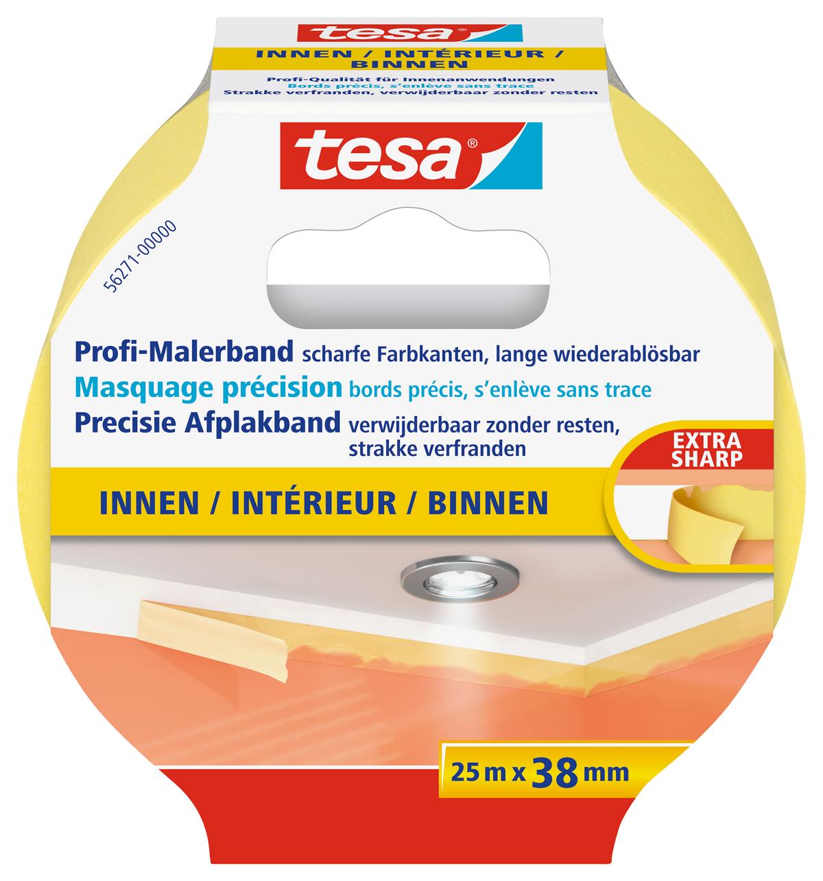 tesa_masking_562710000001_LI406_front_pa tesa Profi-Malerband Innen, 38 mm