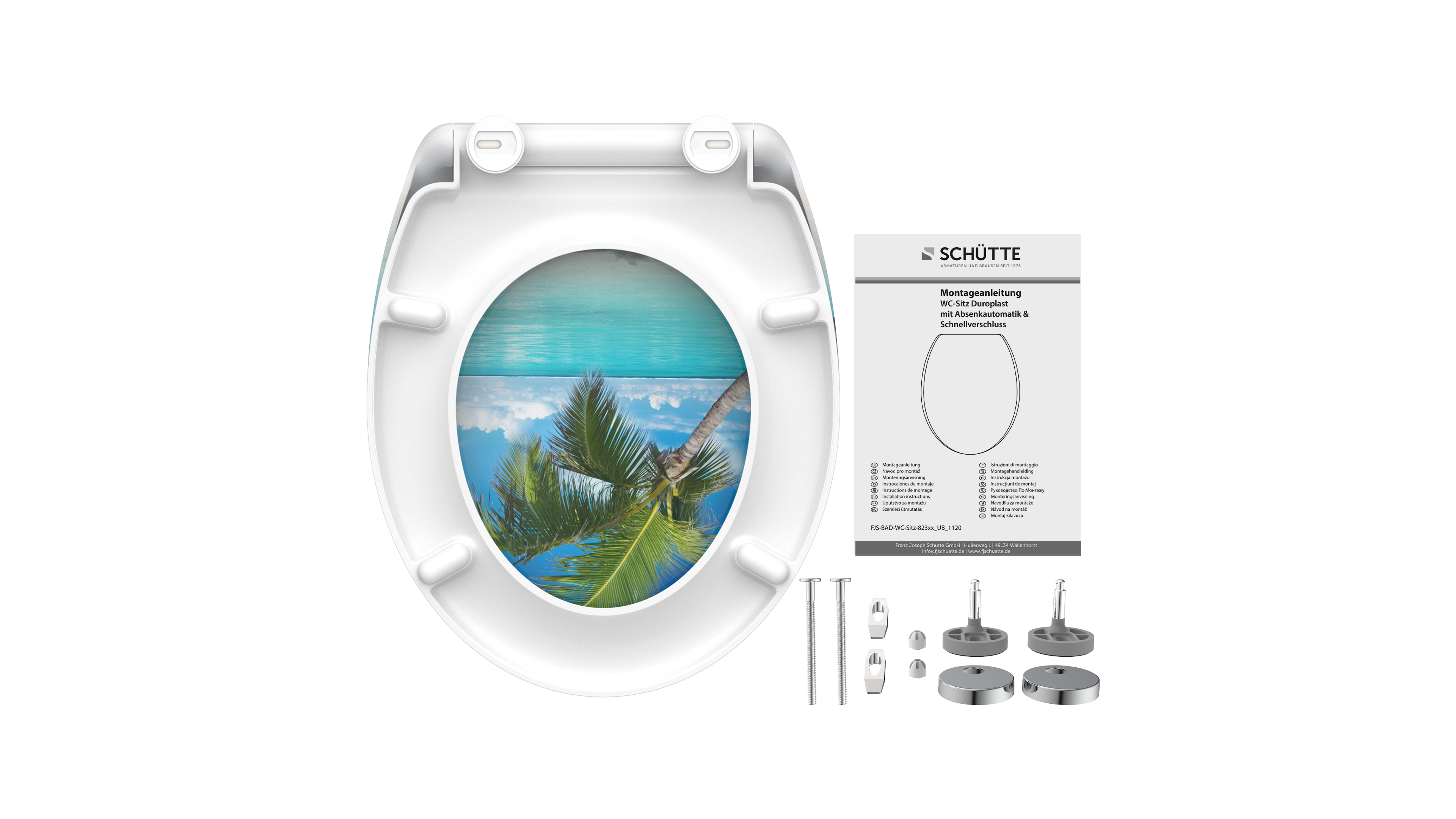 Schütte Duroplast WC-Sitz Carribean Schütte Duroplast WC-Sitz Carribean