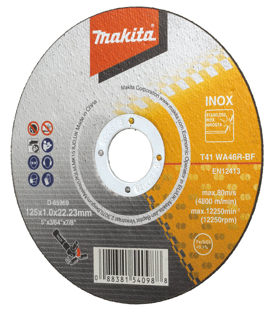 Makita Trennscheibe INOX 125x1,0 mm