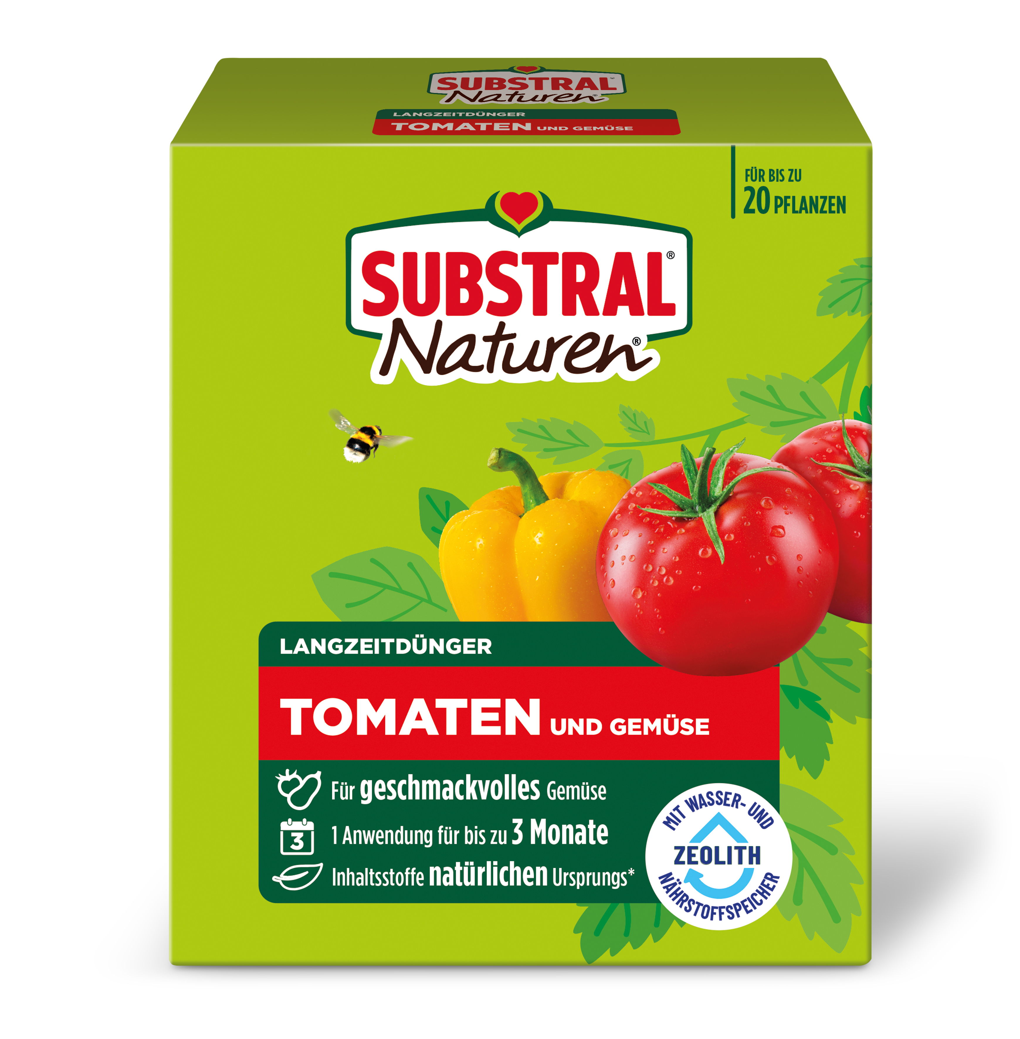 Substral Naturen Langzeitdünger Tomaten und Gemüse, 1,2 kg