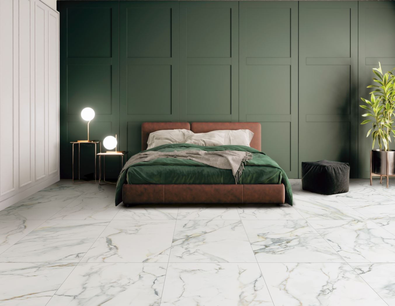 I.Tiles Rektifizierte FSZ-Bodenfliese, Marmoroptik, 60 x 120 cm