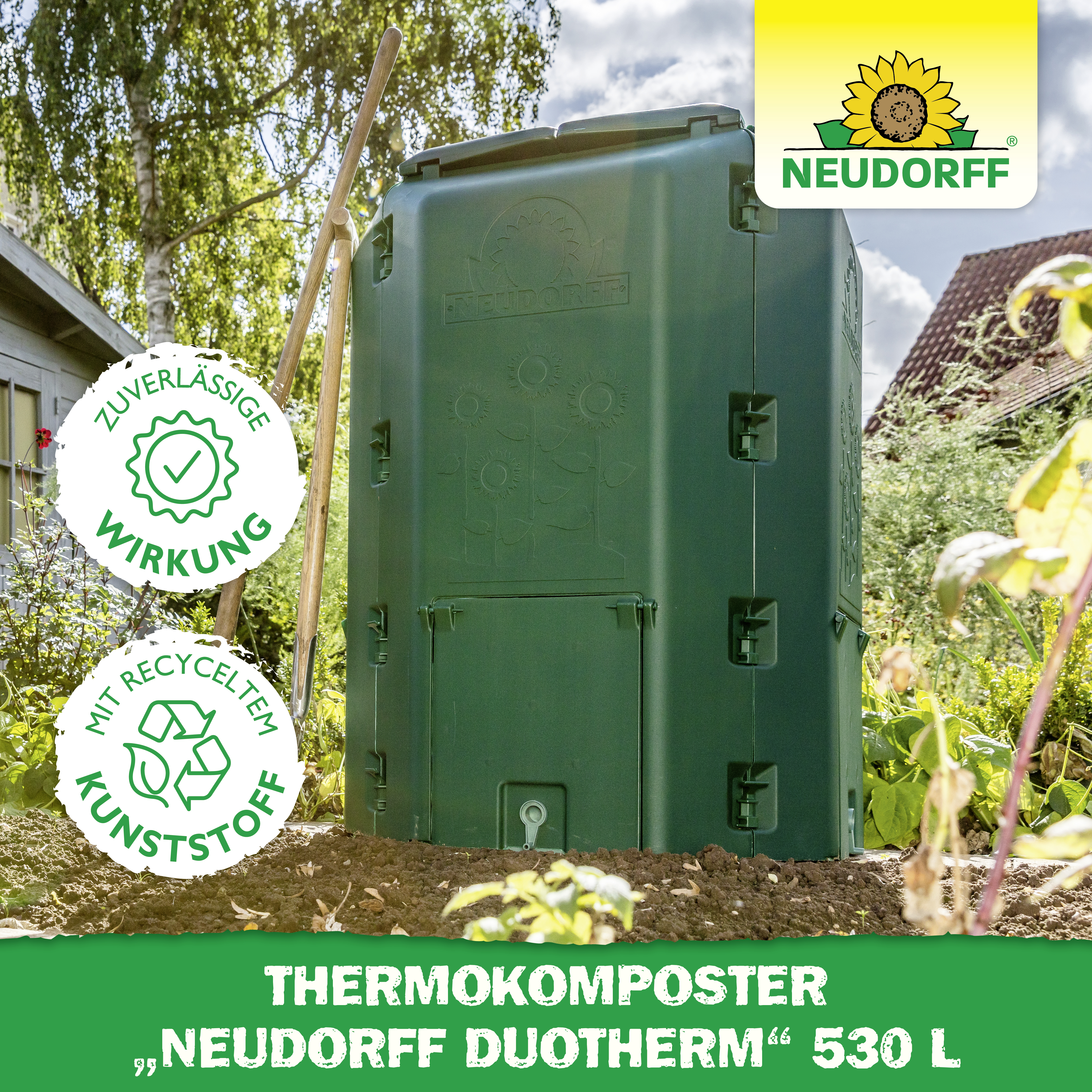 Neudorff Thermokomposter "DuoTherm", 530 L