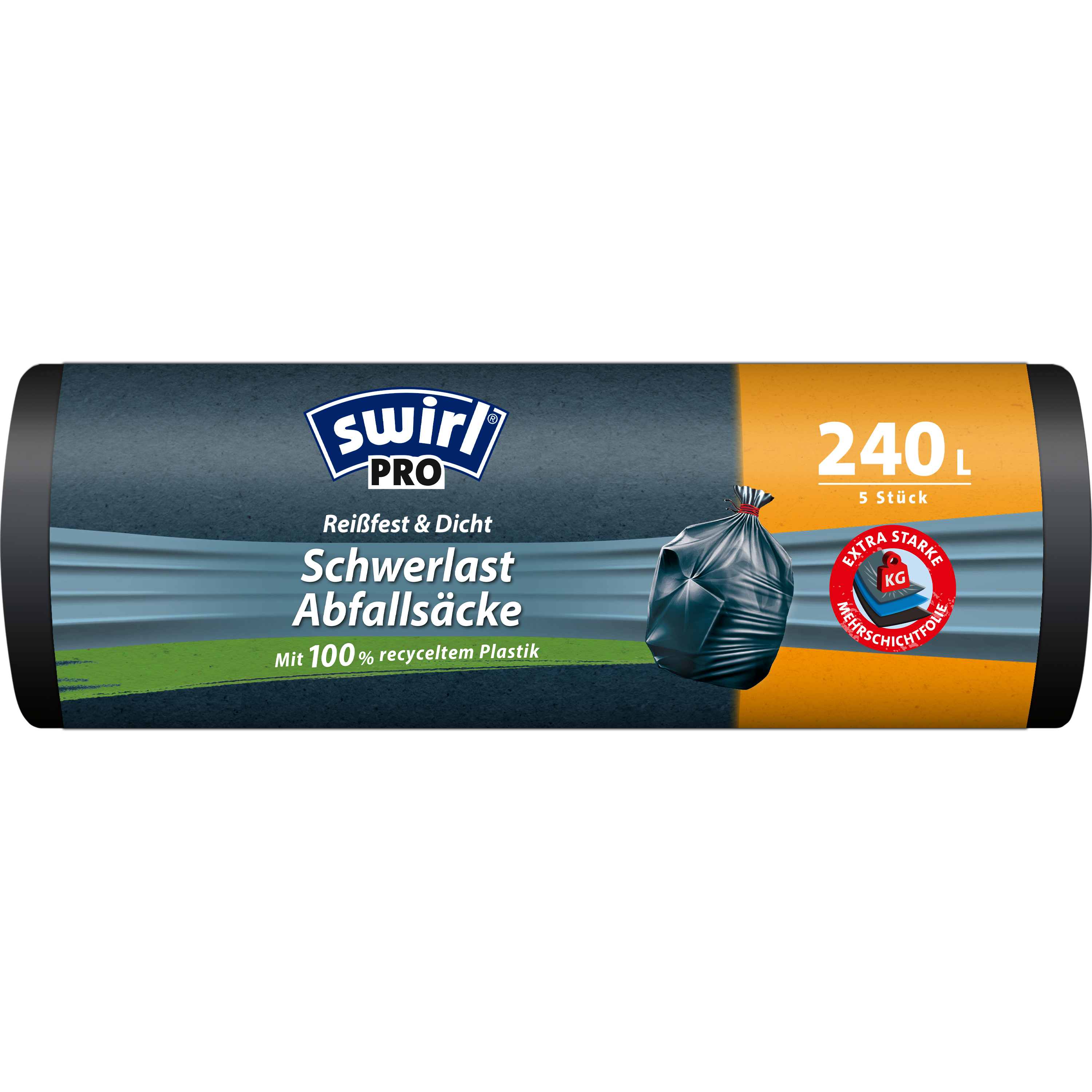 Swirl Schwerlastsäcke Zugband, 240 L Swirl Schwerlastsäcke Zugband, 240 L