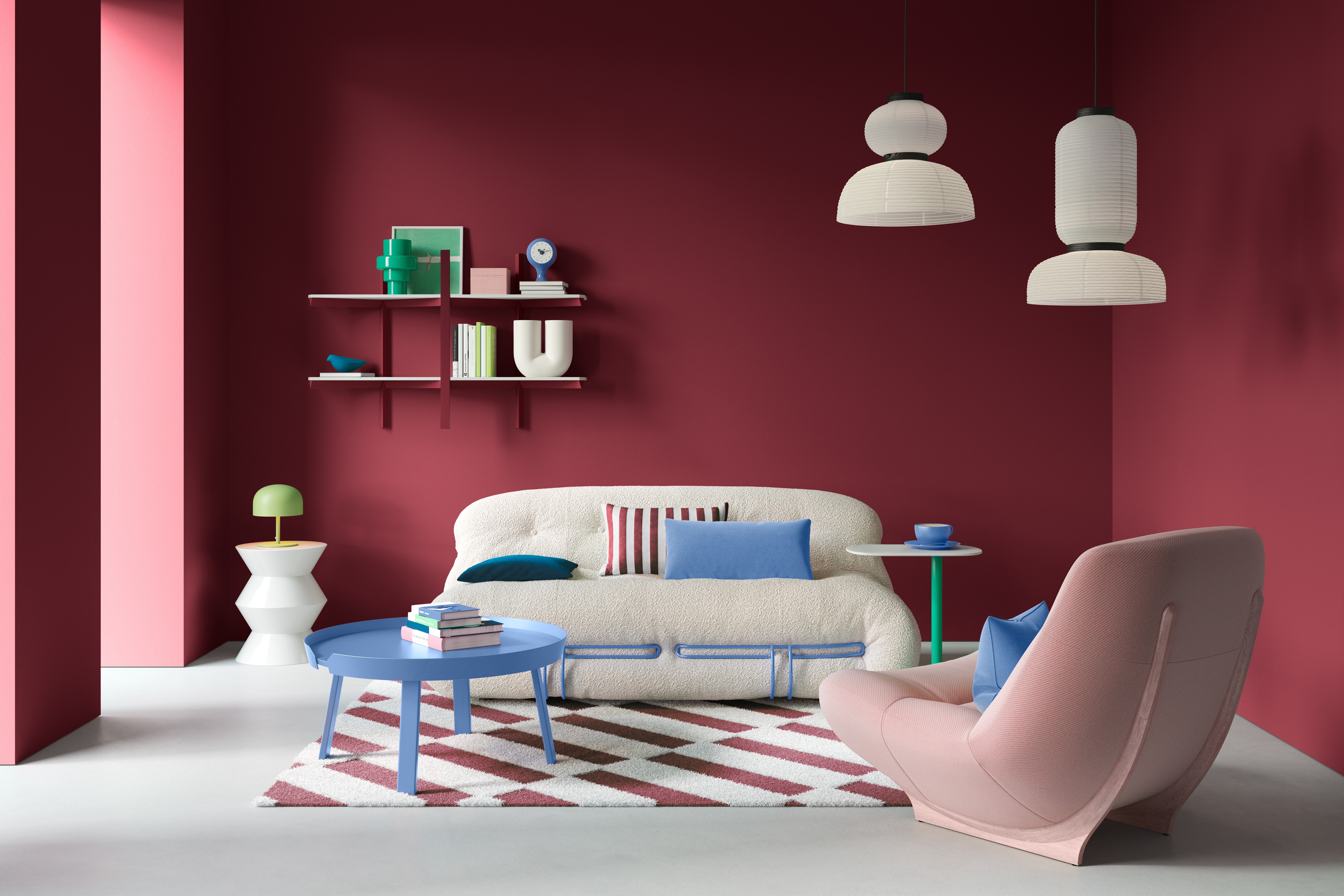 Alpina PANTONE® Merlot, 2,5 Liter