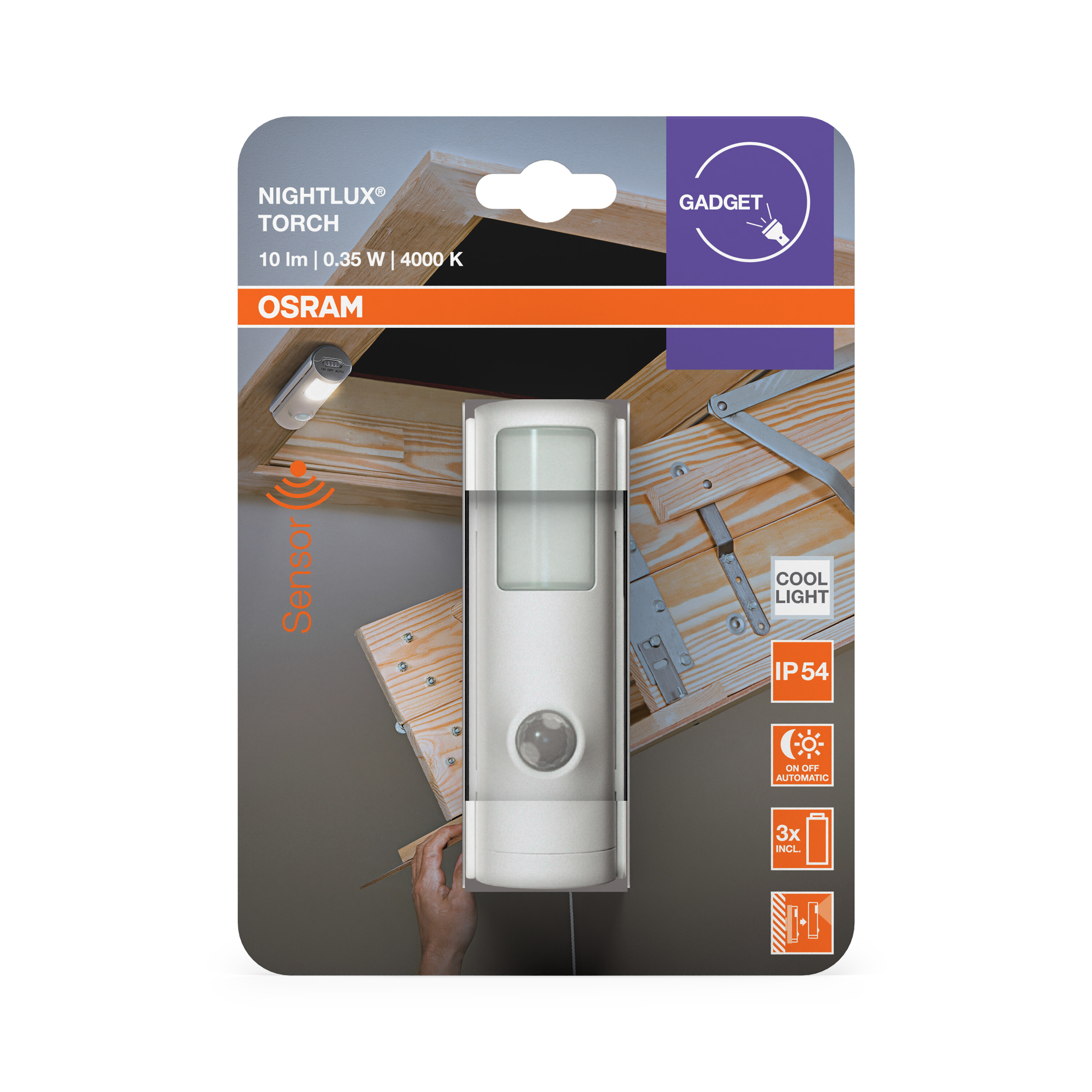 Osram Nachtlicht "Nightlux Torch", weiß