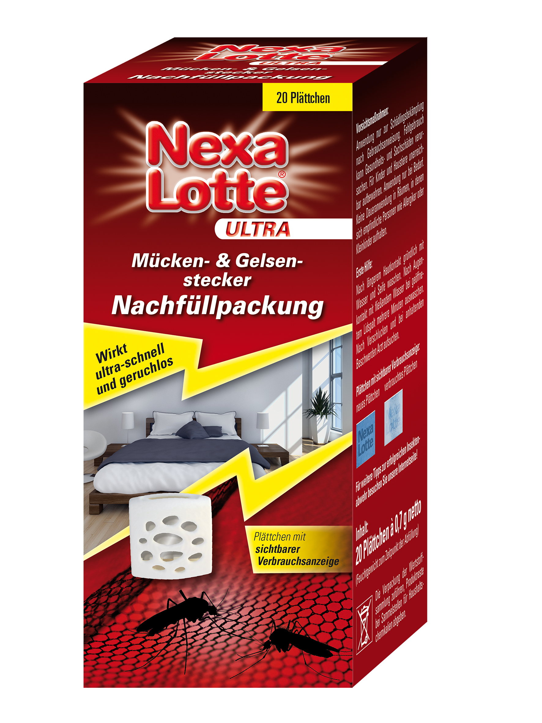 Nexa Lotte Ultra Mücken- & Gelsenstecker Nachfüllpackung