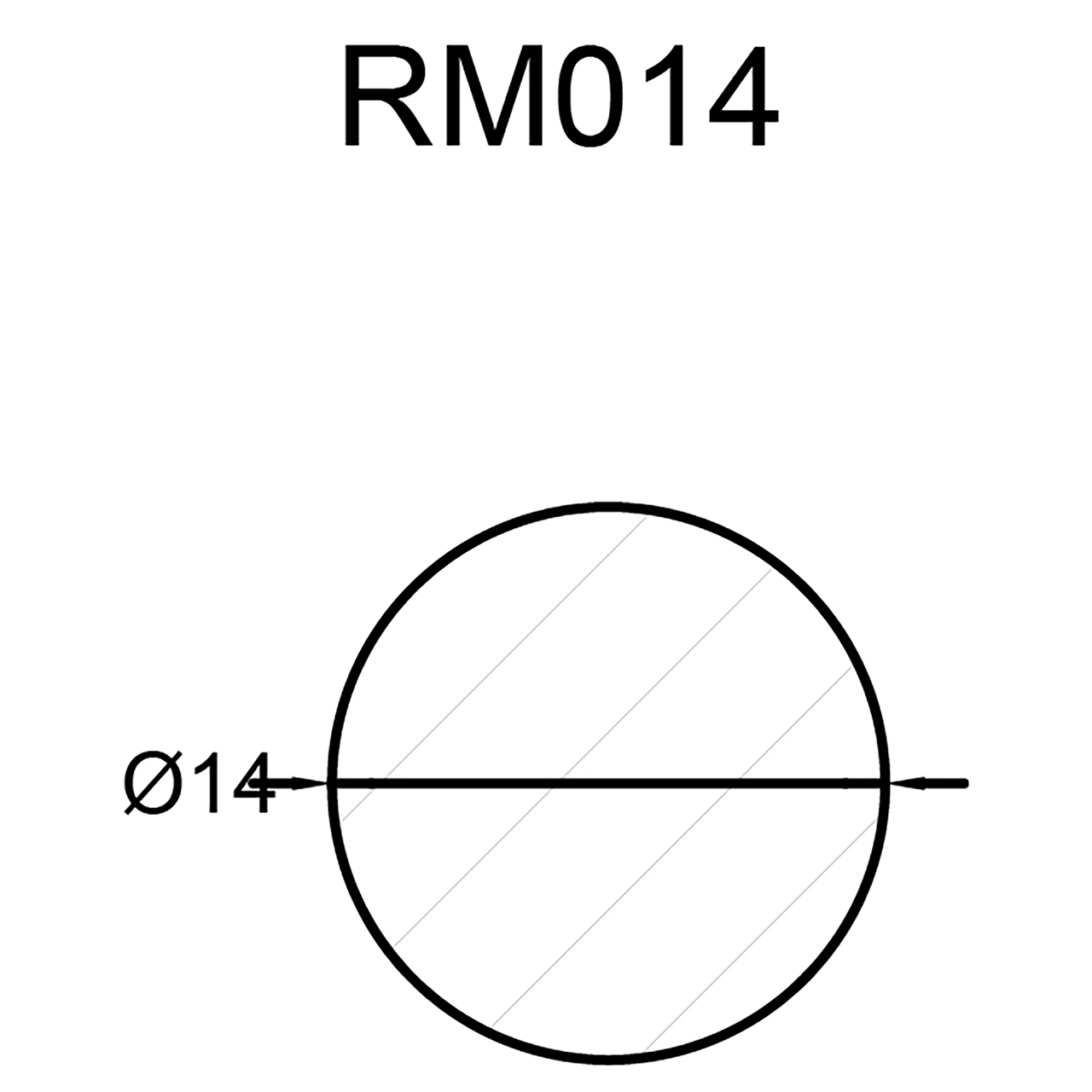 Neuhofer Rundstab, 1,4 cm