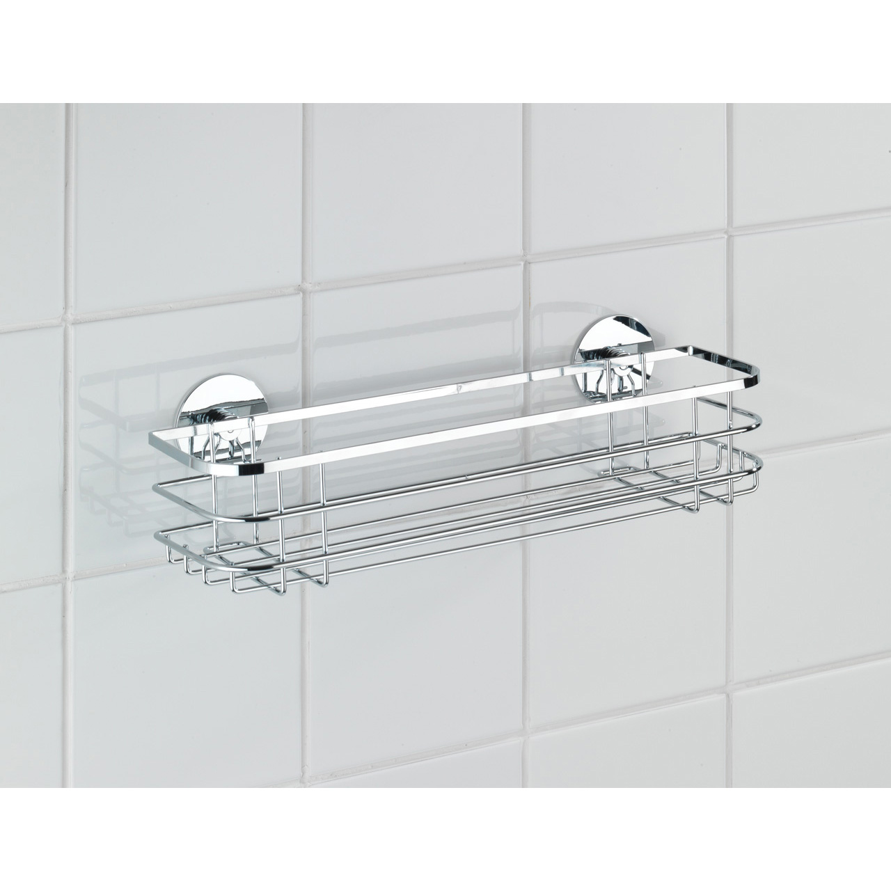 667452-Turbo-Loc-Maxiablage-Edelstahl_AMBI_02 WENKO TURBO-LOC MAXIABLAGE EDELSTAHL