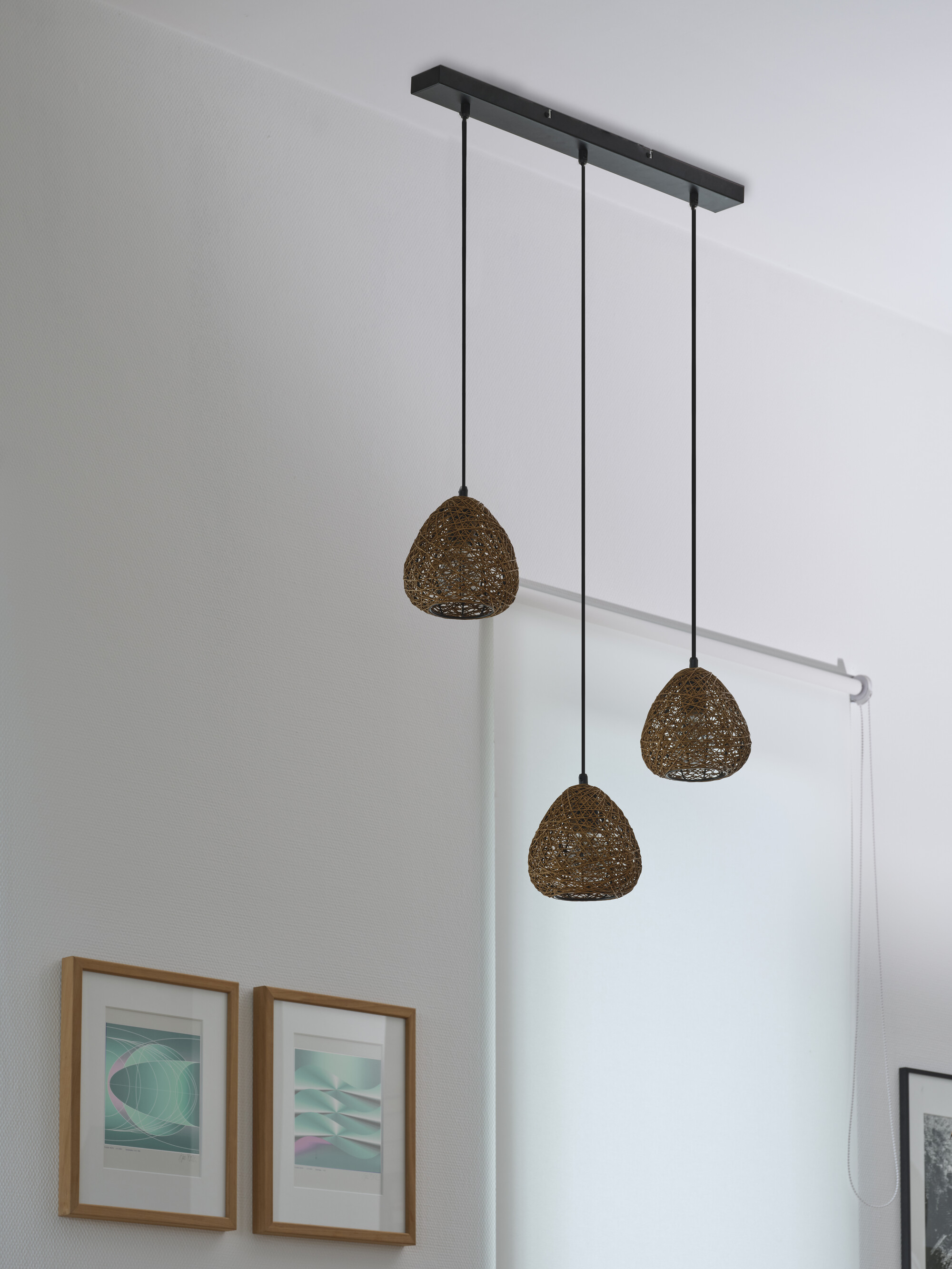Osram Decor Pendelleuchte Linear, 3xE27, schwarz