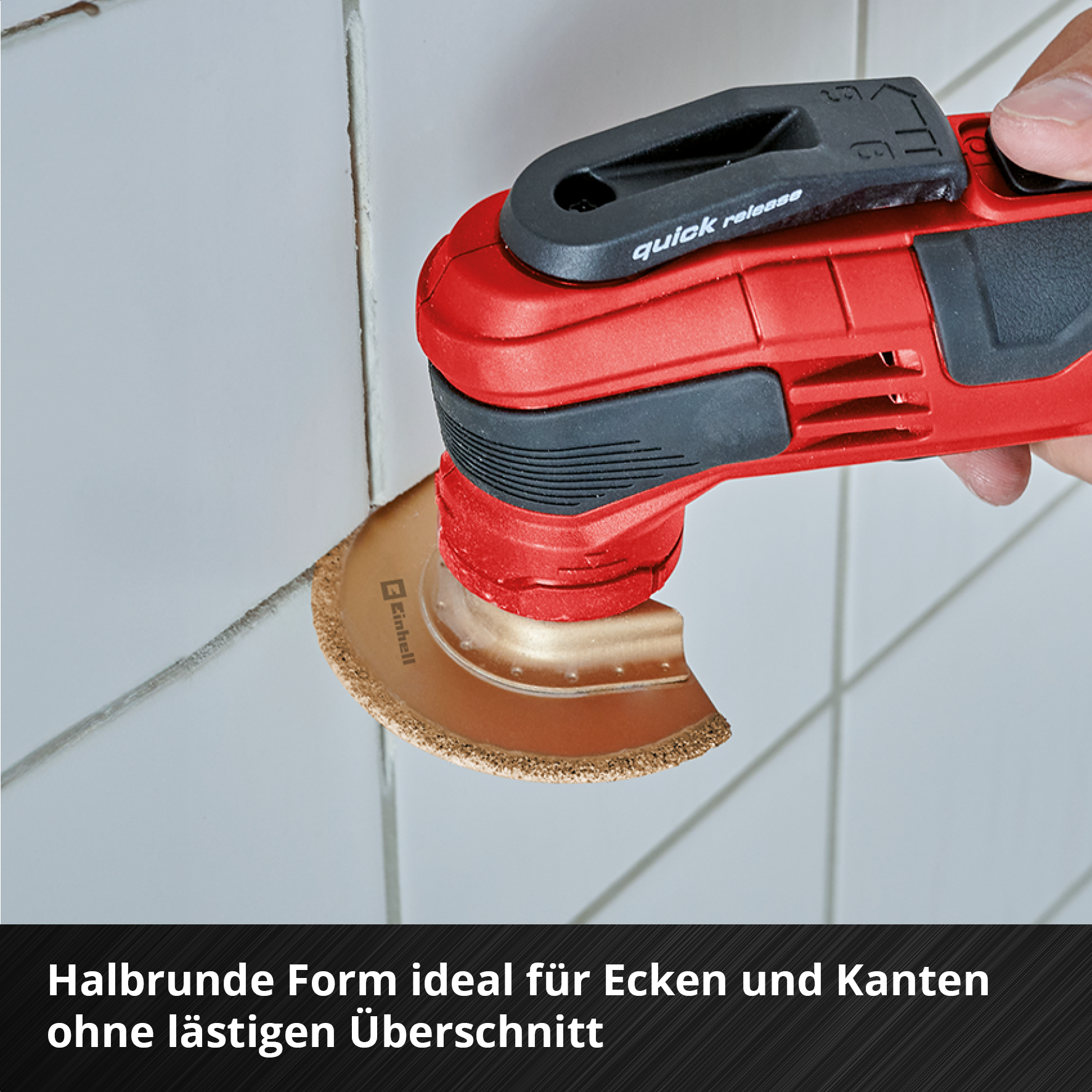 Einhell HM-Sägeblatt mit Universalaufnahme, halbrund, Ø 87 x 0,8 mm