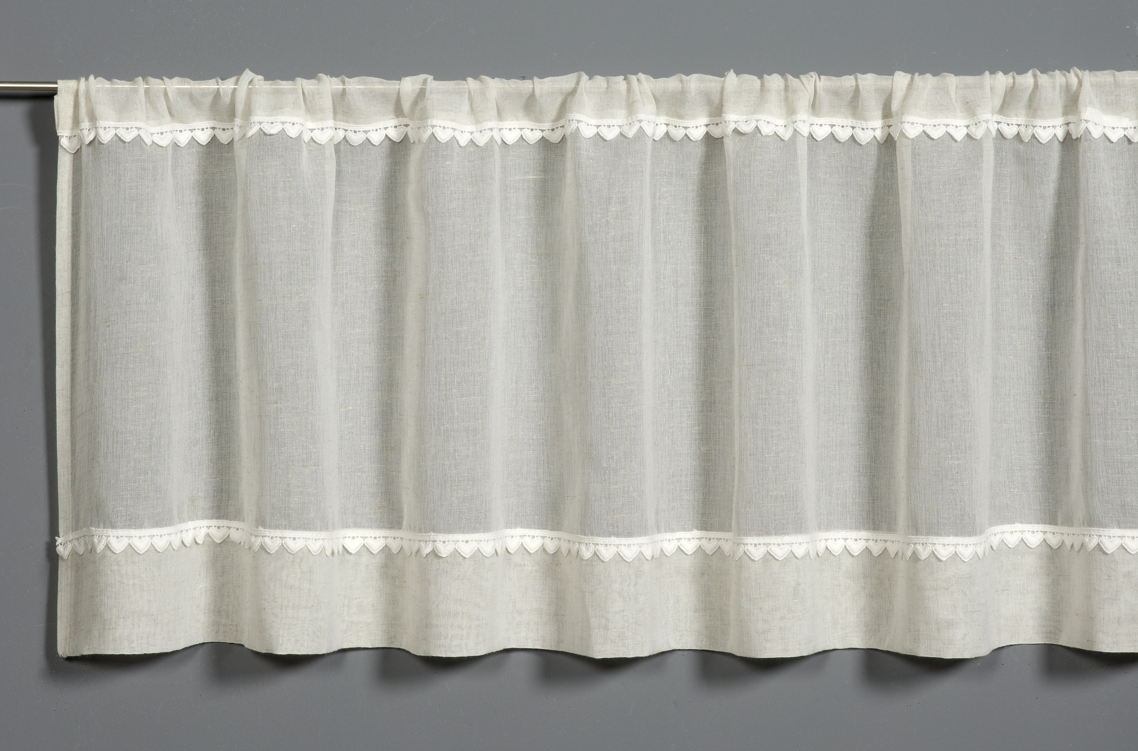 Sehlbach Fertiggardine natur, 48 x 135 cm