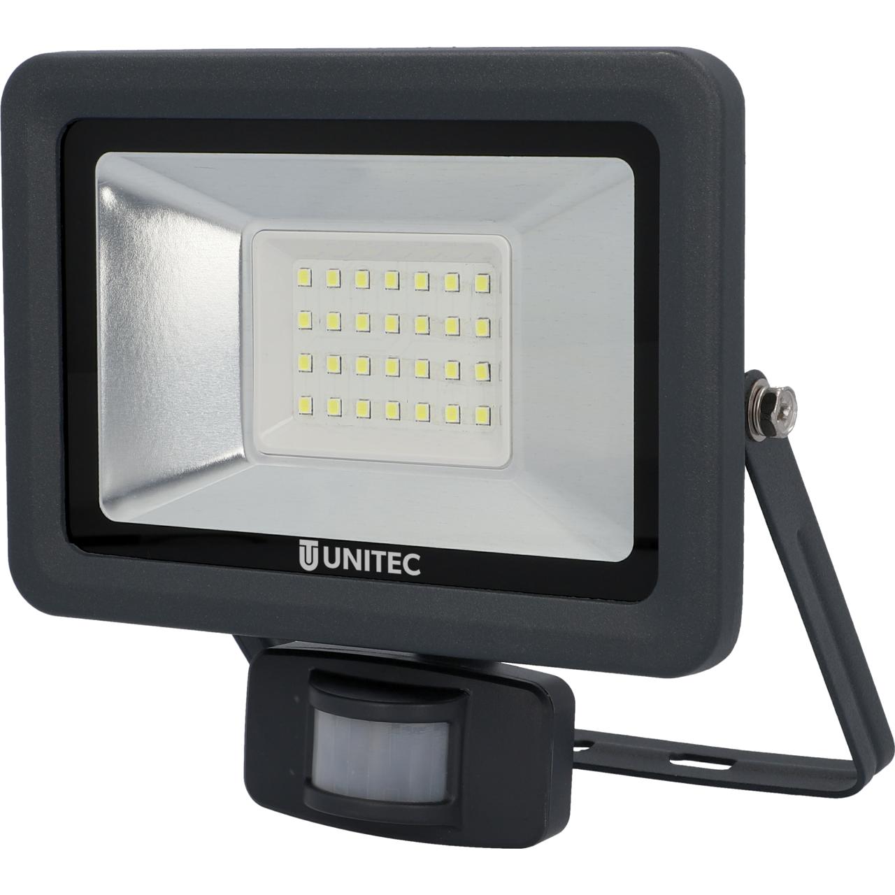 Unitec LED-Strahler mit Bewegungsmelder, 30W