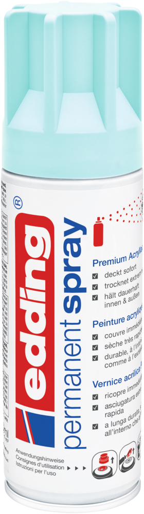 Edding 5200 Permanentspray Premium Acryllack pastellblau matt Edding 5200 Permanentspray Premium Acryllack pastellblau matt
