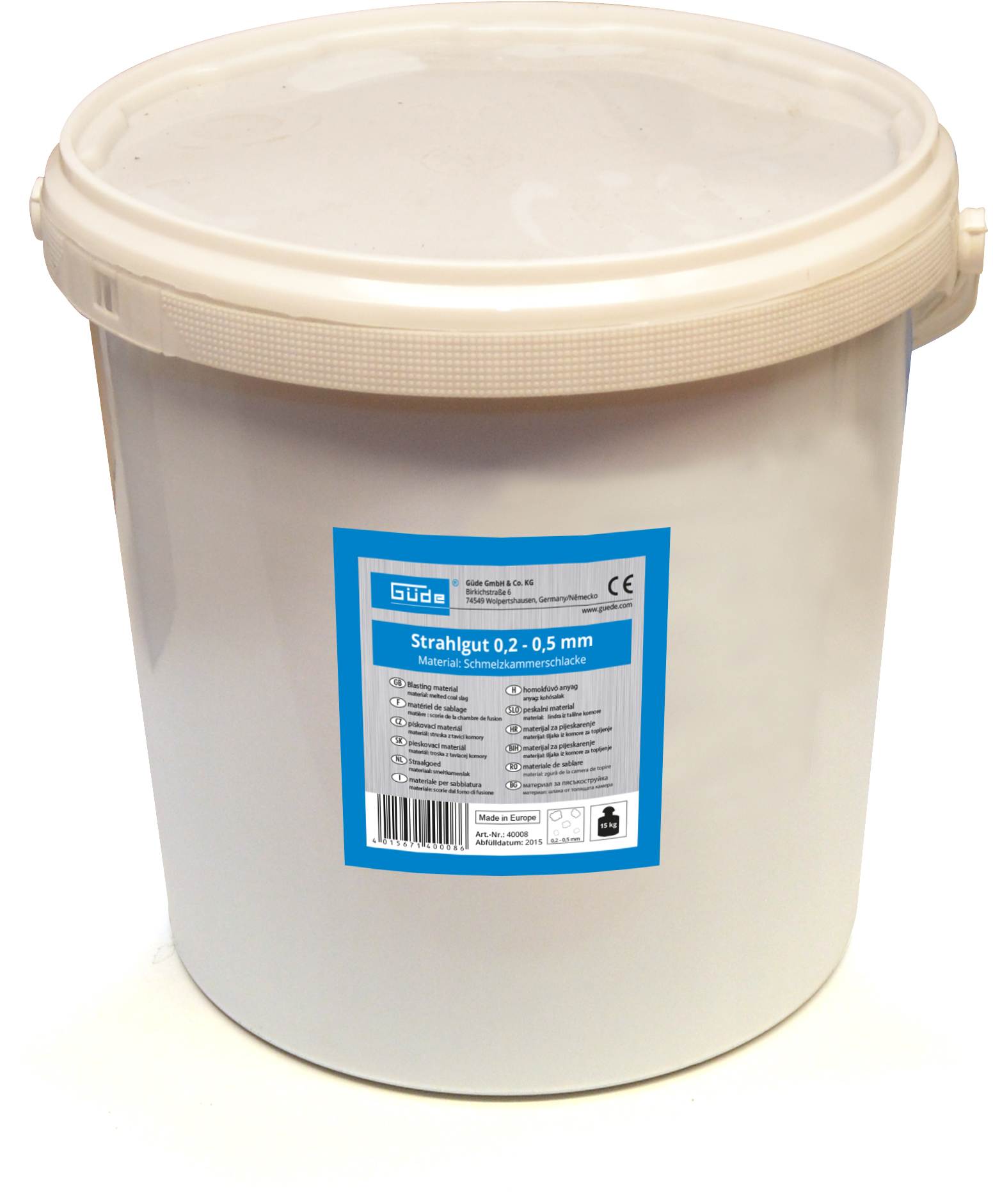 40008 Güde Strahlgut 0,2 - 0,5mm, 15kg