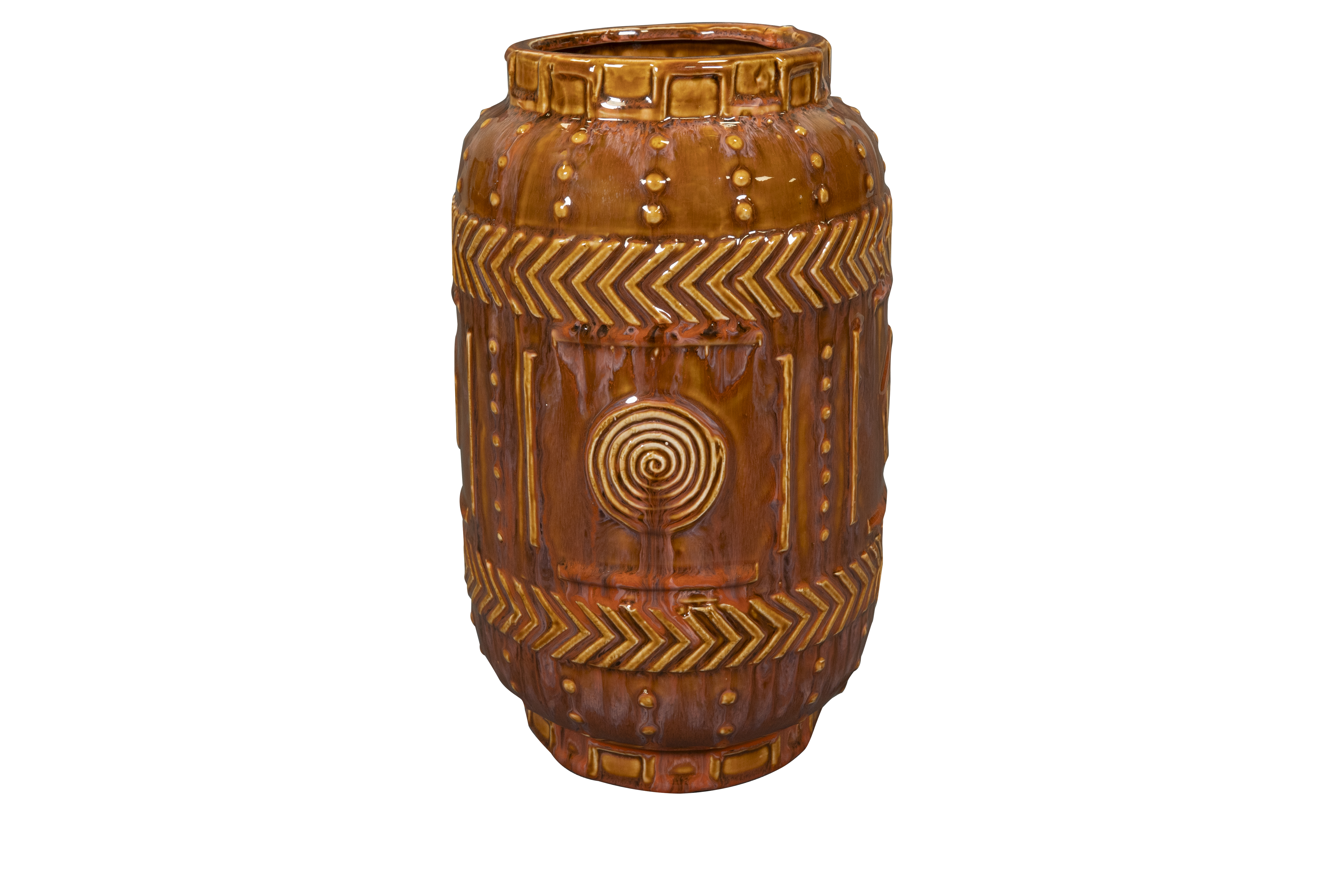 TS Topf Aztec Hoch koralle D19 H31  