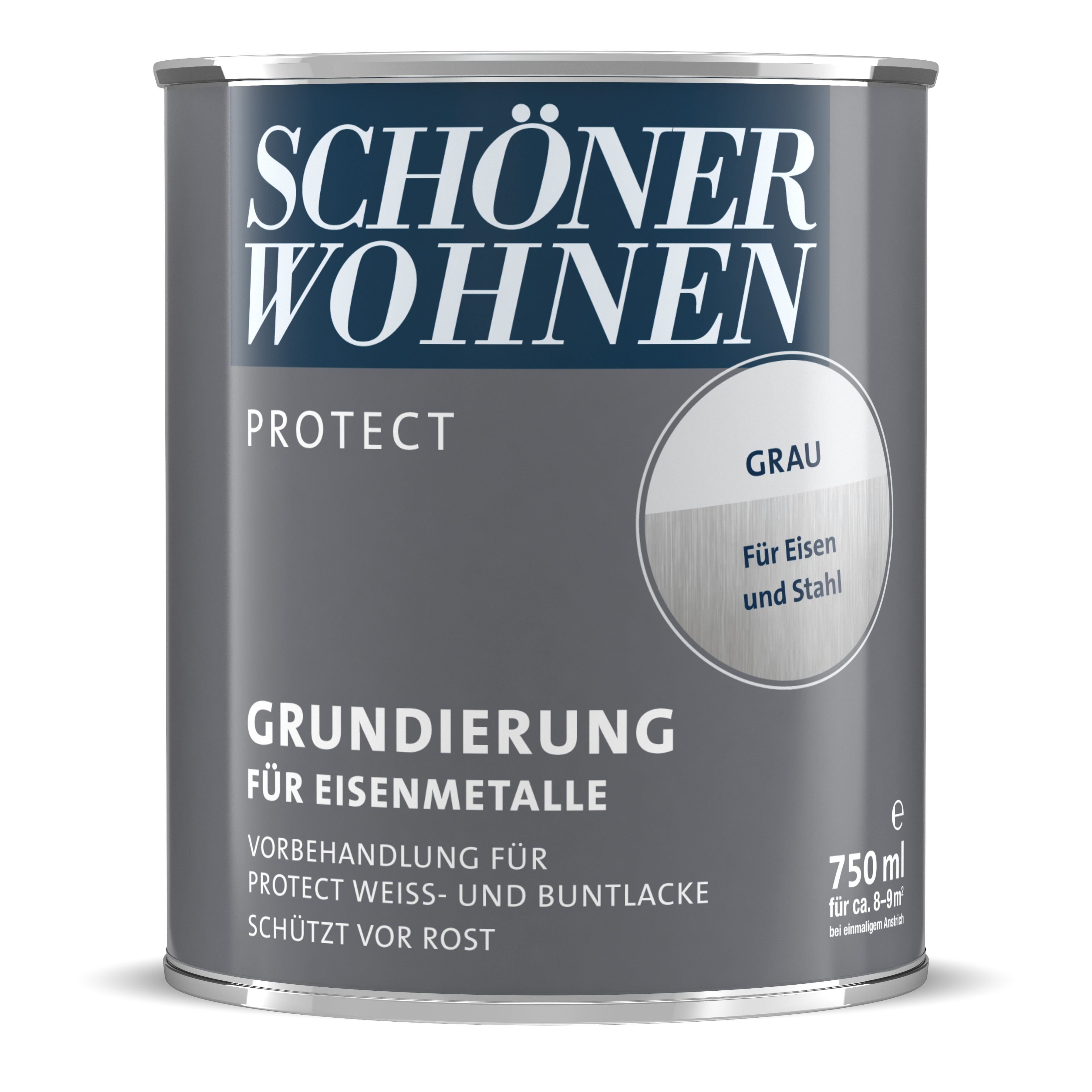 Schöner Wohnen Protect Grundierung Eisenmetalle, grau