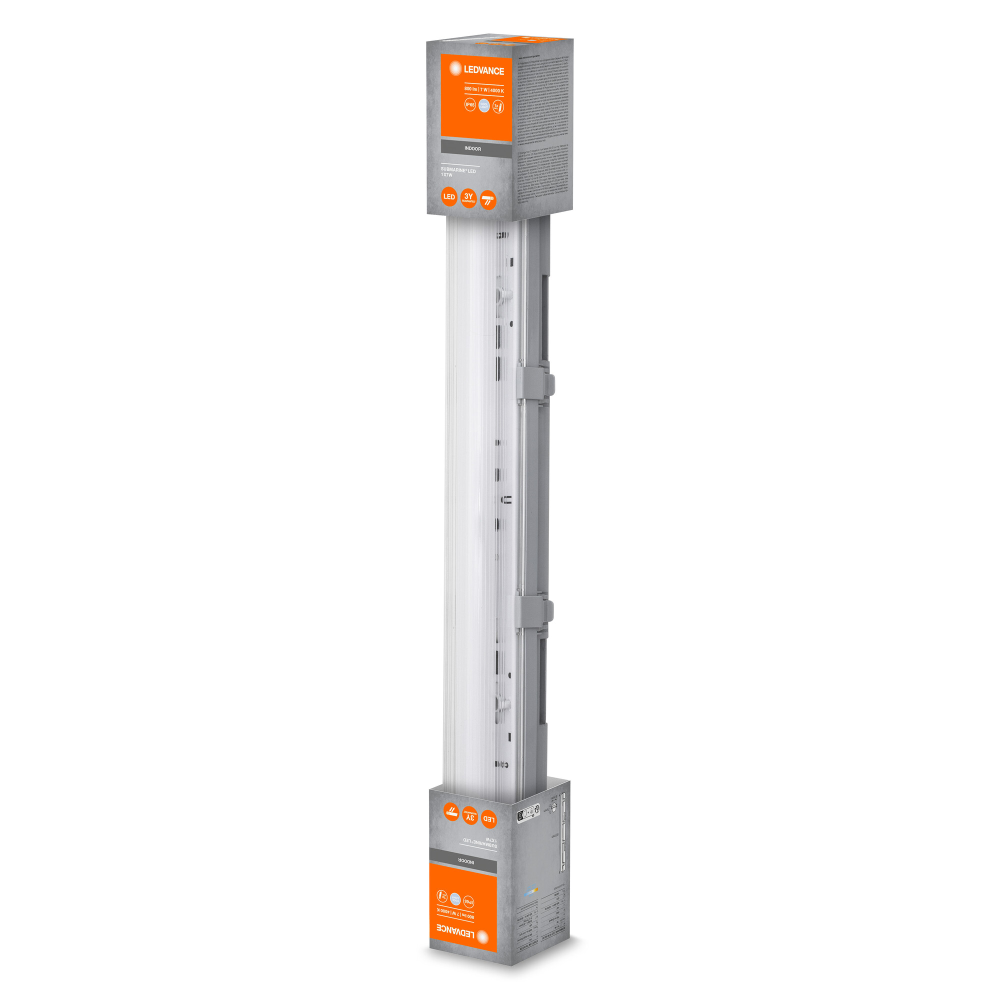 LEDVANCE Feuchtraumleuchte Submarine, 1 x 7W, 4000K LEDVANCE Feuchtraumleuchte Submarine, 1 x 7W, 4000K