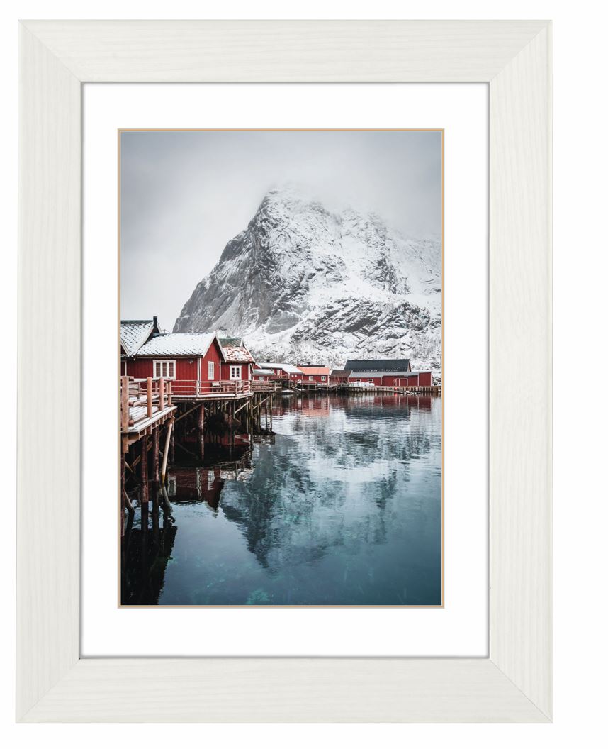 Hama Holzrahmen Oslo, weiß, 40 x 50 cm