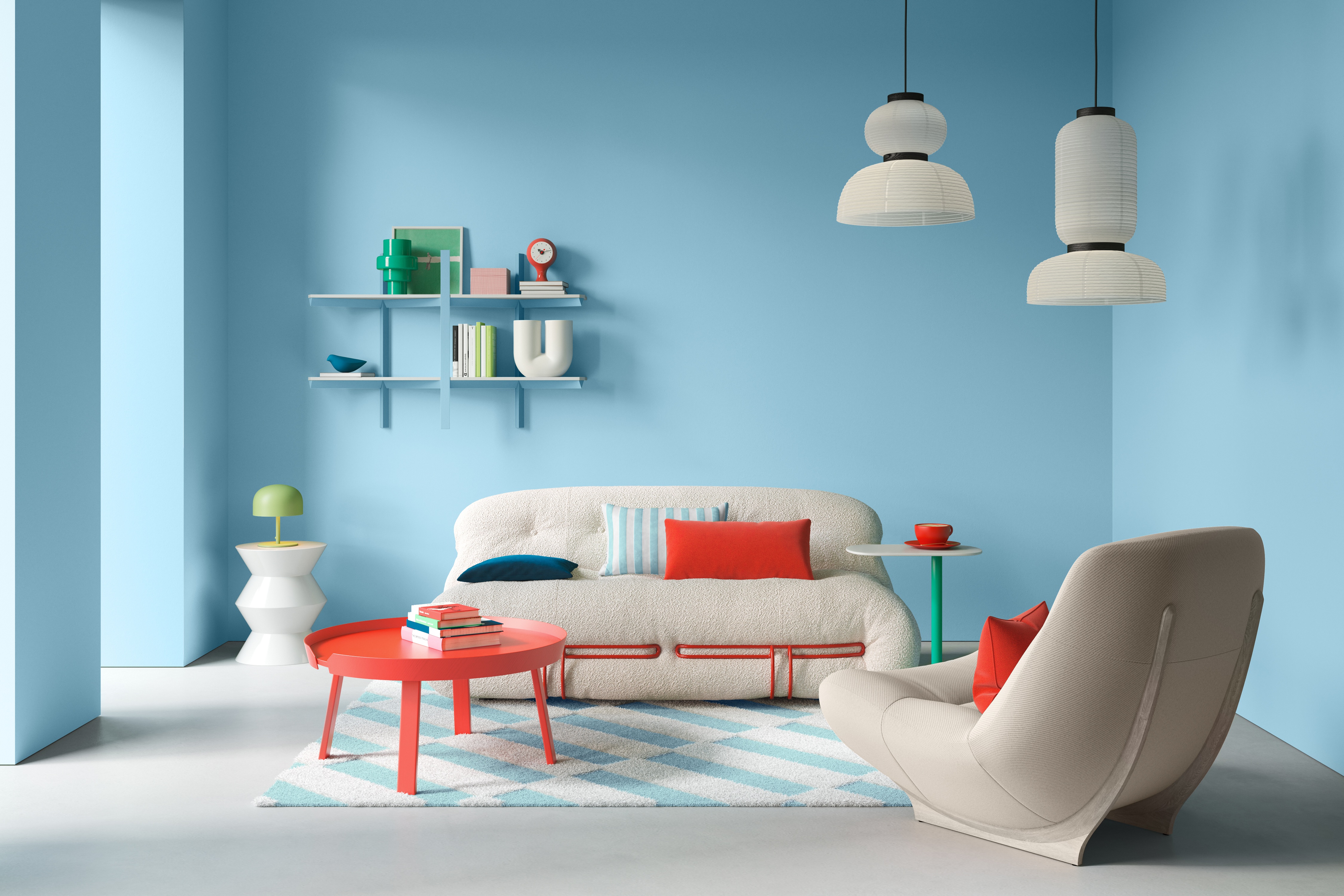 Alpina PANTONE® Crystal Blue, 2,5 Liter