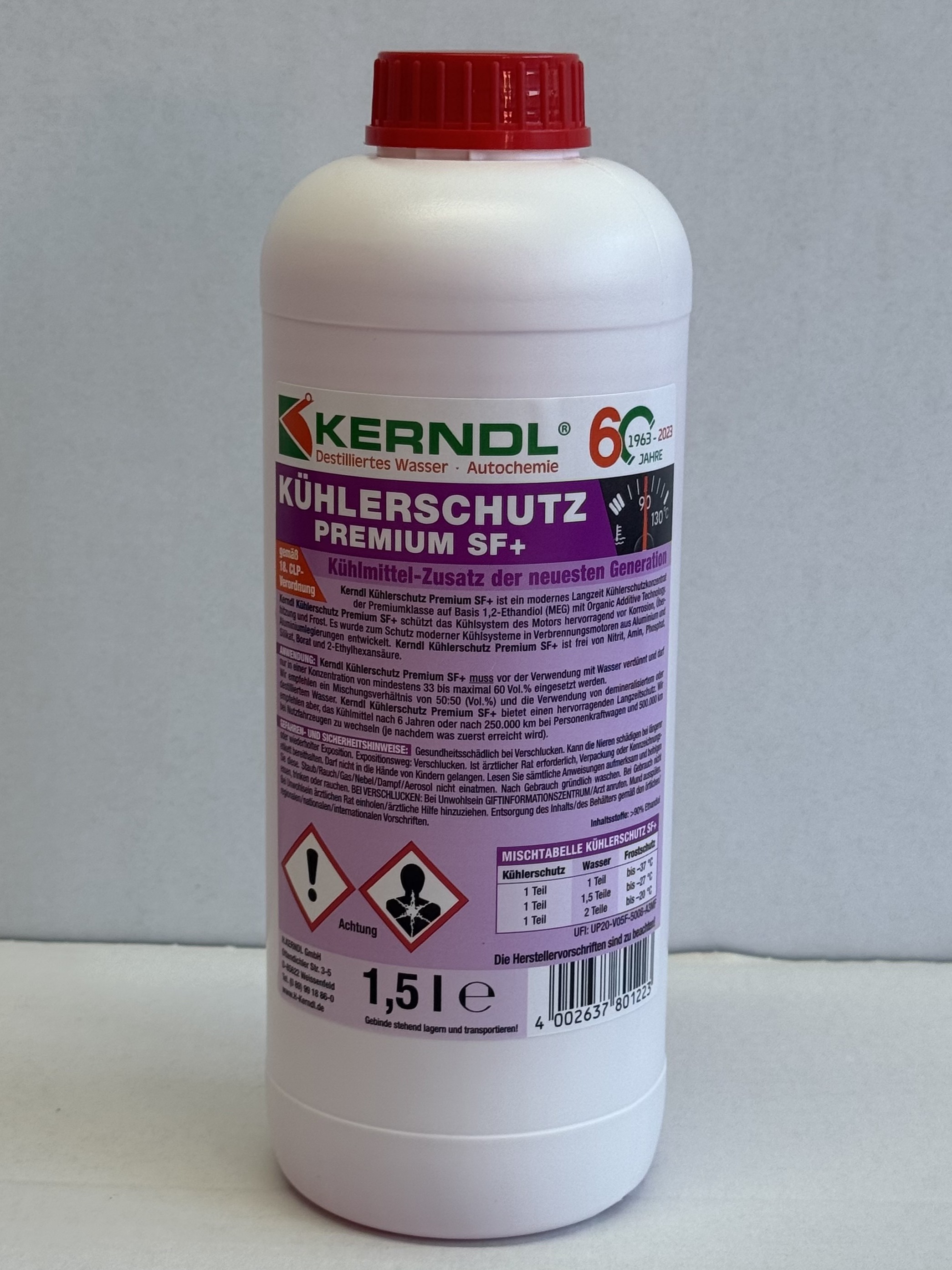 Kerndl Kühlerschutz Premium SF+, 1,5 Liter Flasche