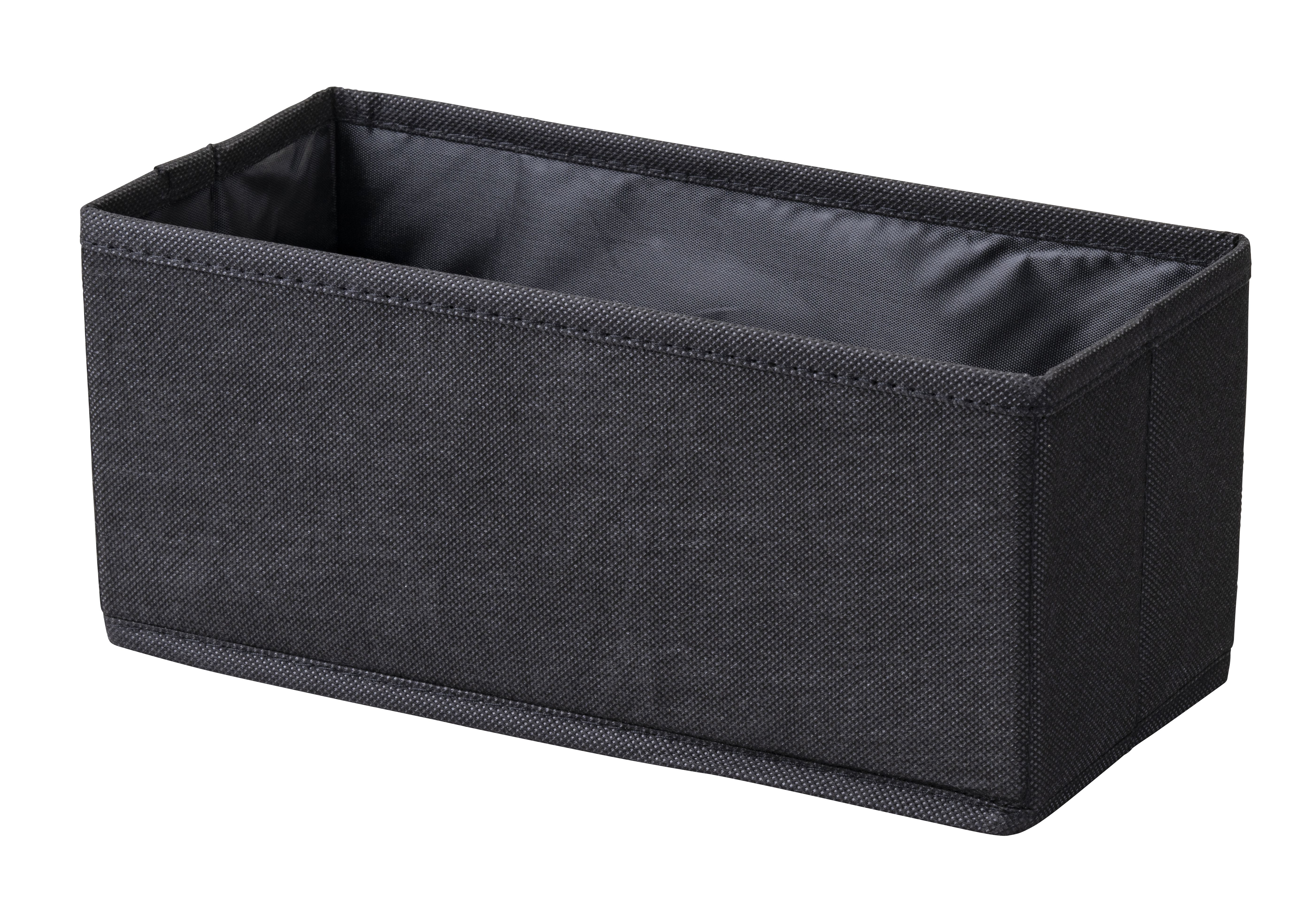 Fackelmann Körbchen, Stoff, schwarz