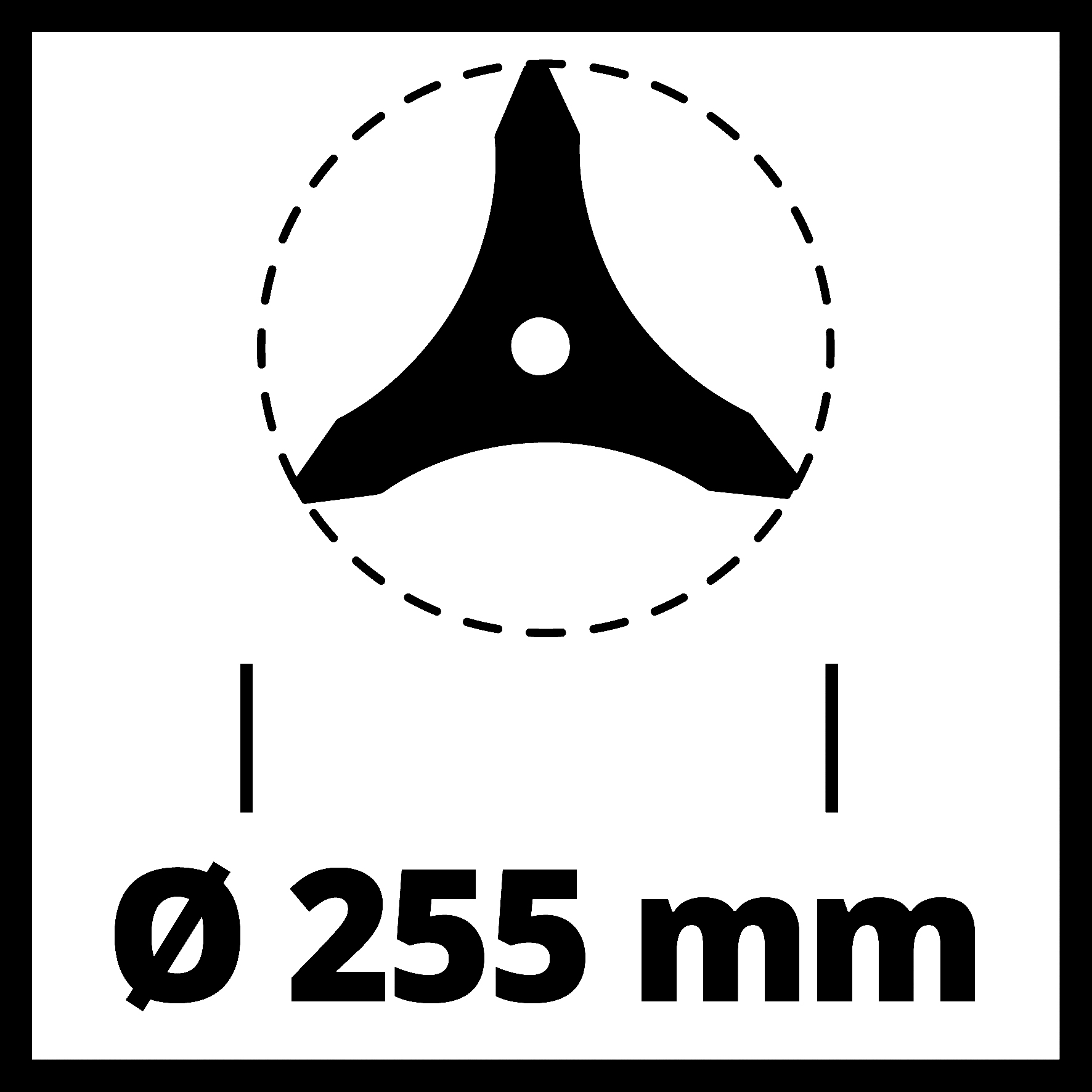 Einhell Dickichtmesser 255