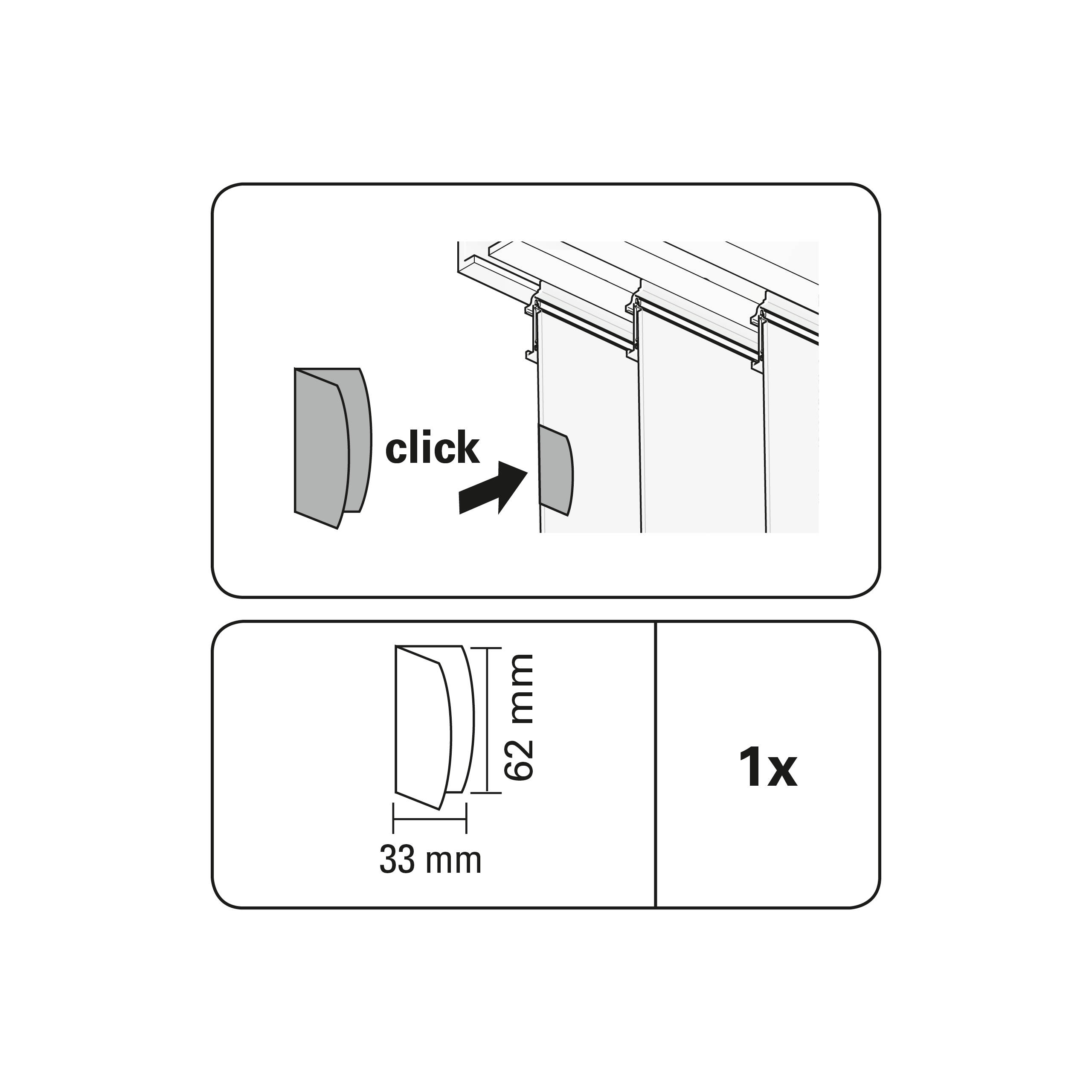 584198_03 GARDINIA MAGNET-CLIP F. FLVH KS 6X3,3 WEISS