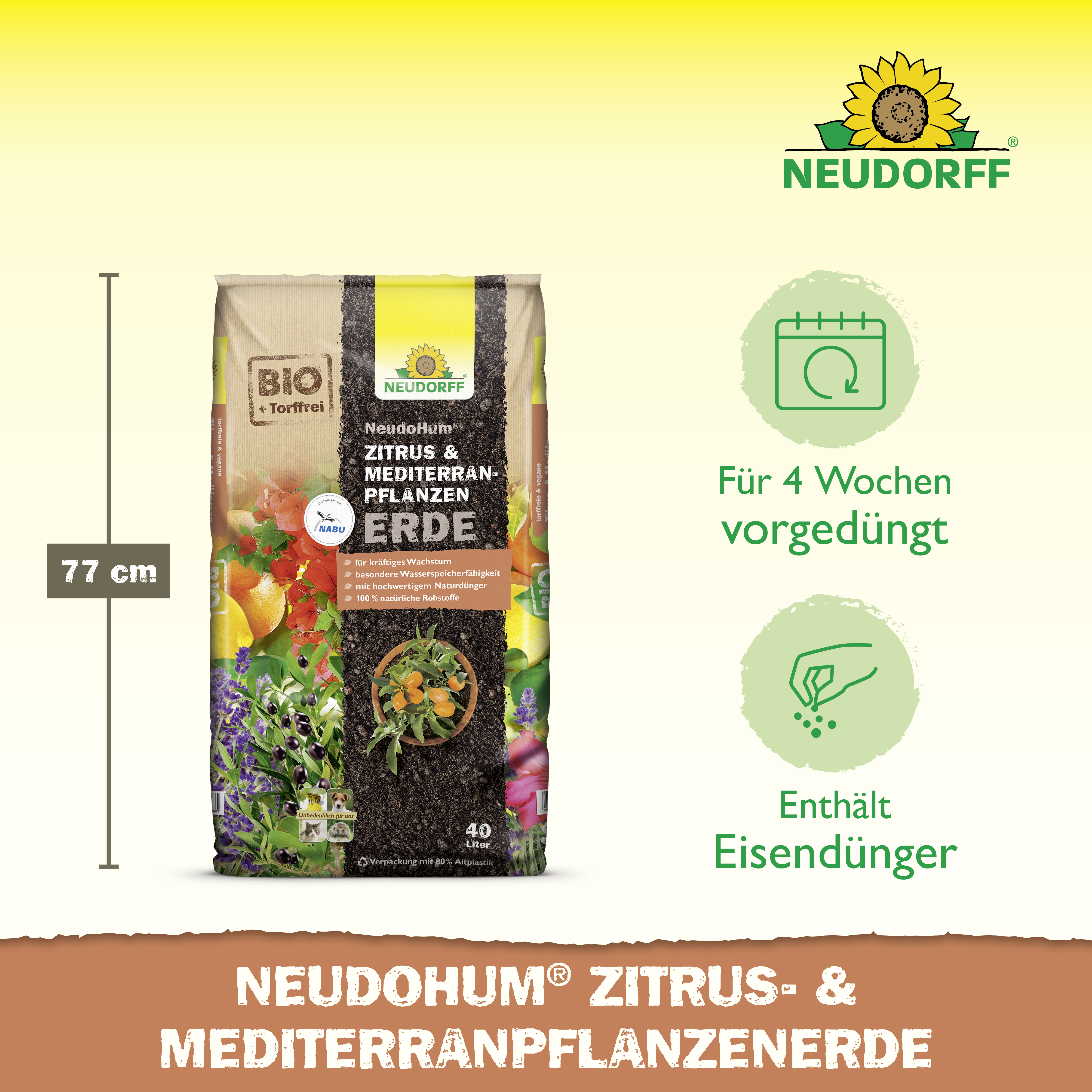 Neudorff NeudoHum Zitrus & MediterranpflanzenErde