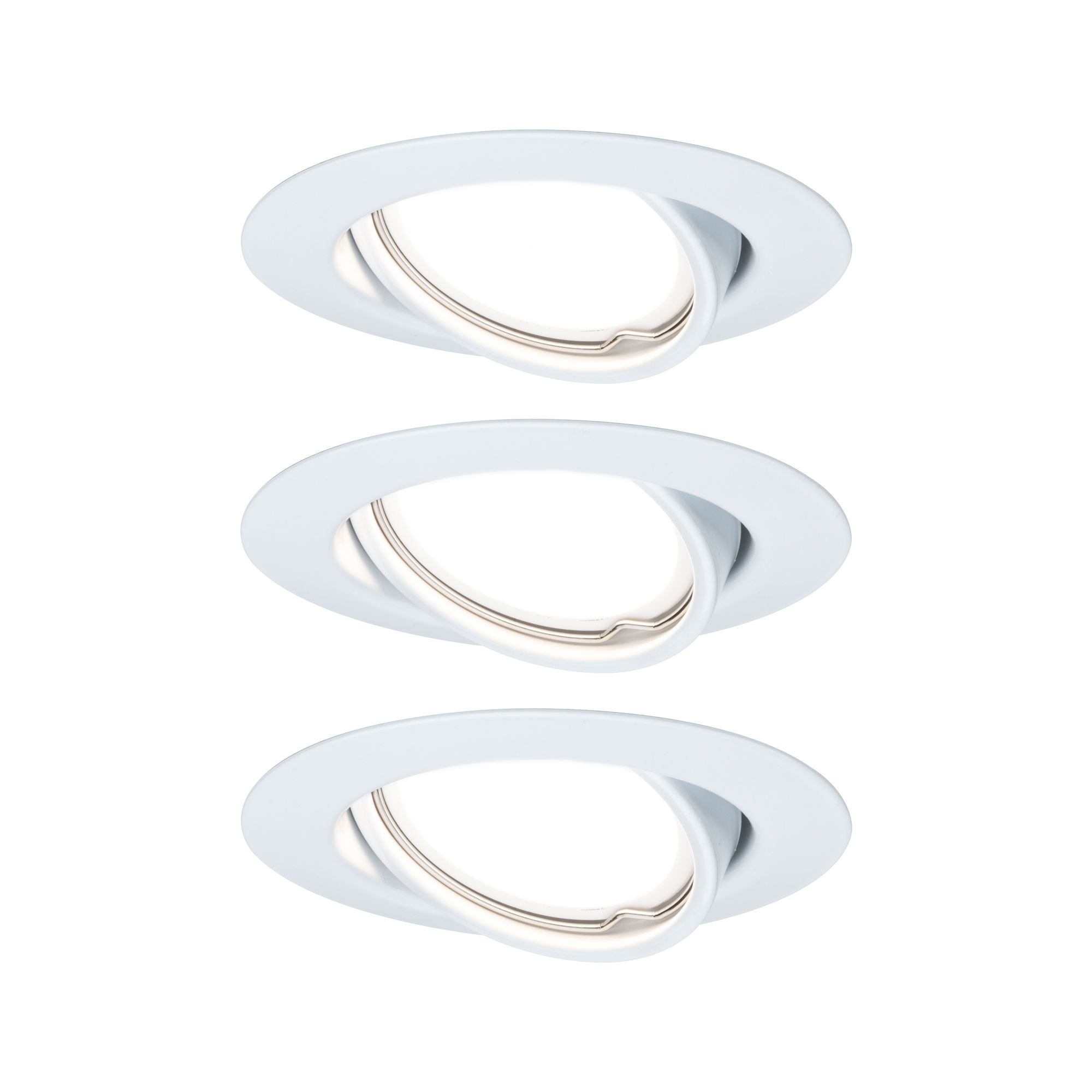 133066_93422fr01 PAULMANN EINBAULEUCHTE 3X5W GU10 SCHWENKBAR RUND WEISS /METALL