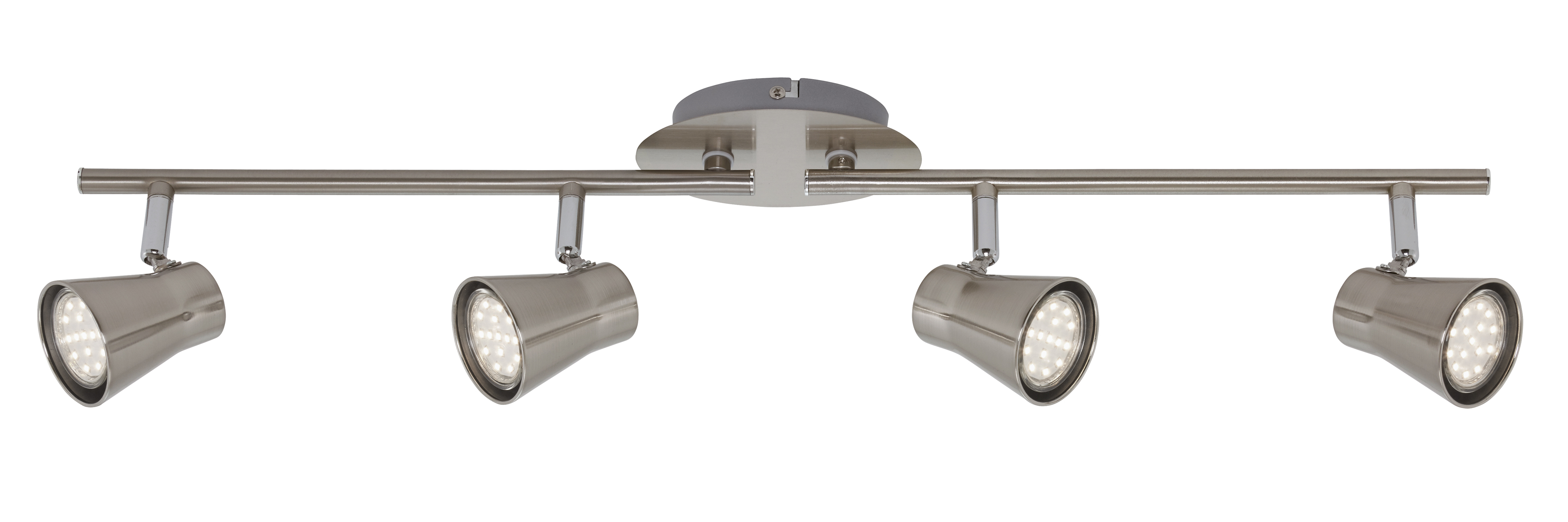 701960-2 BRILONER SCHIENE 4XGU10 3W MATT-NICKEL
