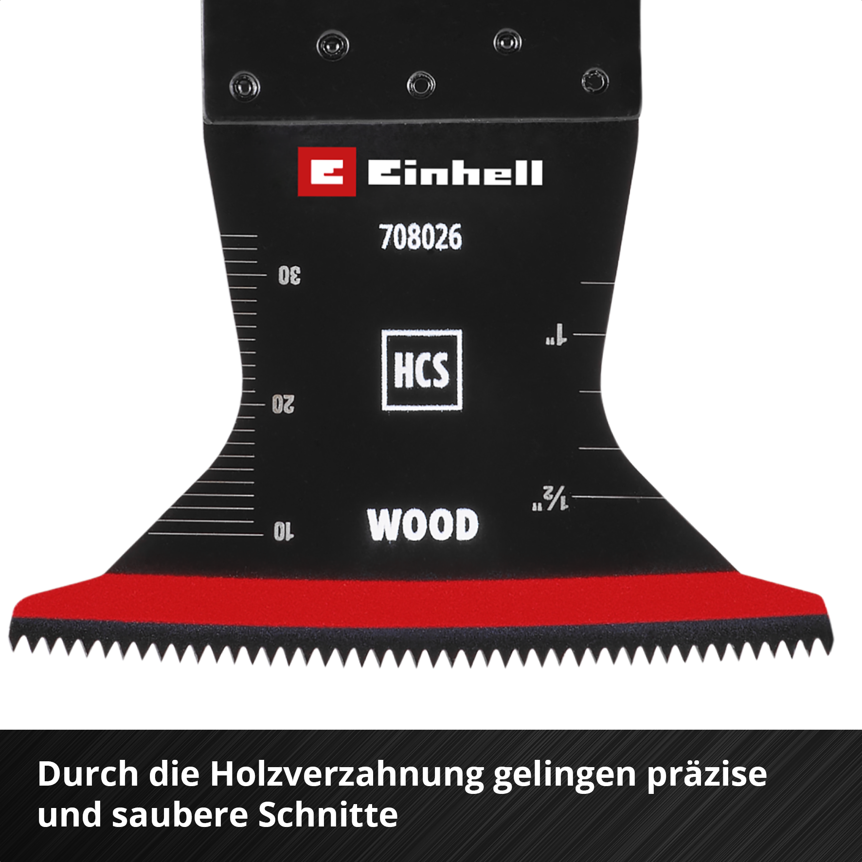 Einhell HCS-Tauchsägeblatt mit Universalaufnahme, curved, 65 x 42 mm
