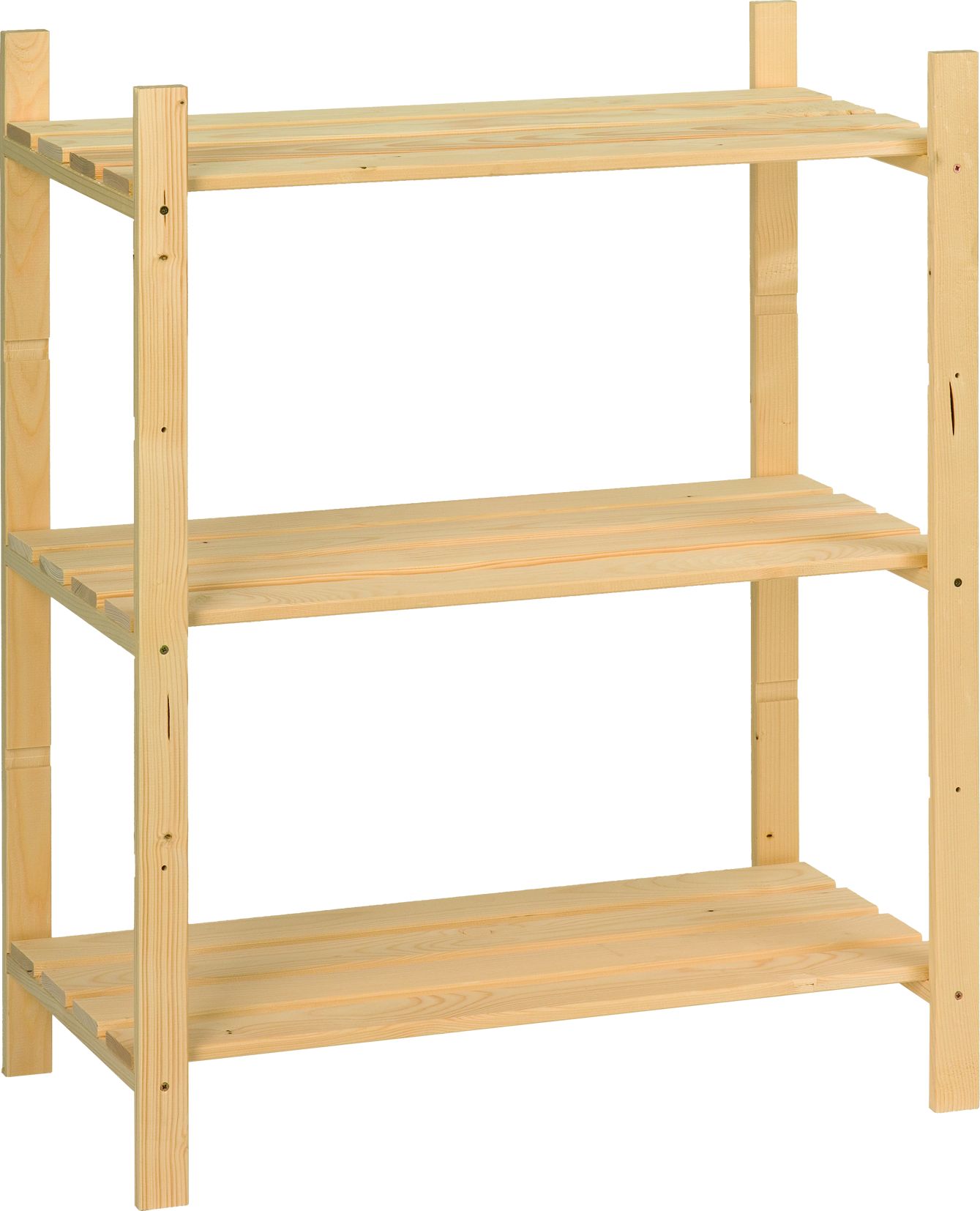 181833_Regal_Allg-u_7030 HOLZLATTENREGAL 3 BÖDEN 98X80X40