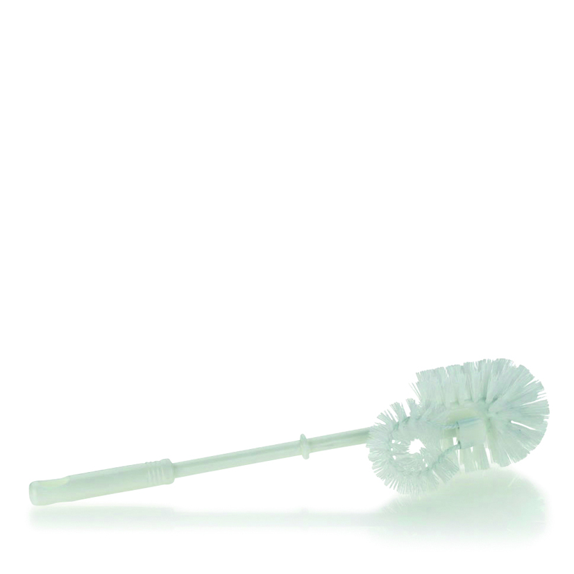 KELA WC-BÜRSTE WEIß MIT RANDREINIGER    