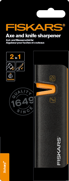 512511-1 XSHARP AXT-UND MESSERSCHÄRFER    FISKARS