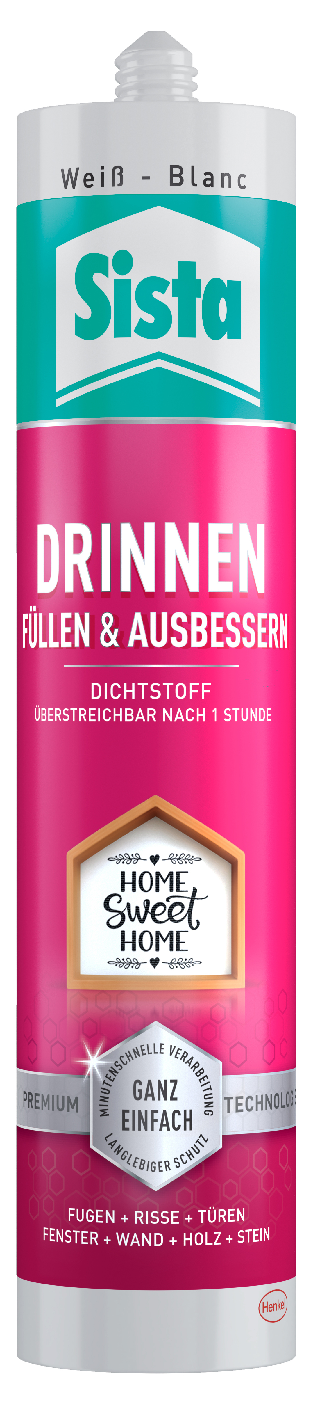 4057278009002 Sista Silikon Drinnen, weiß