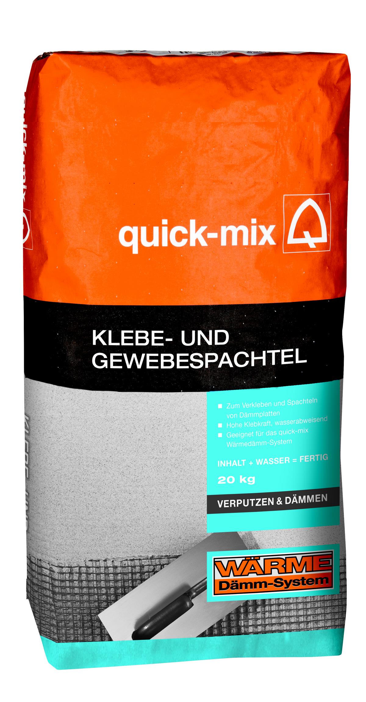 Quick-Mix Klebe- und Gewebespachtel