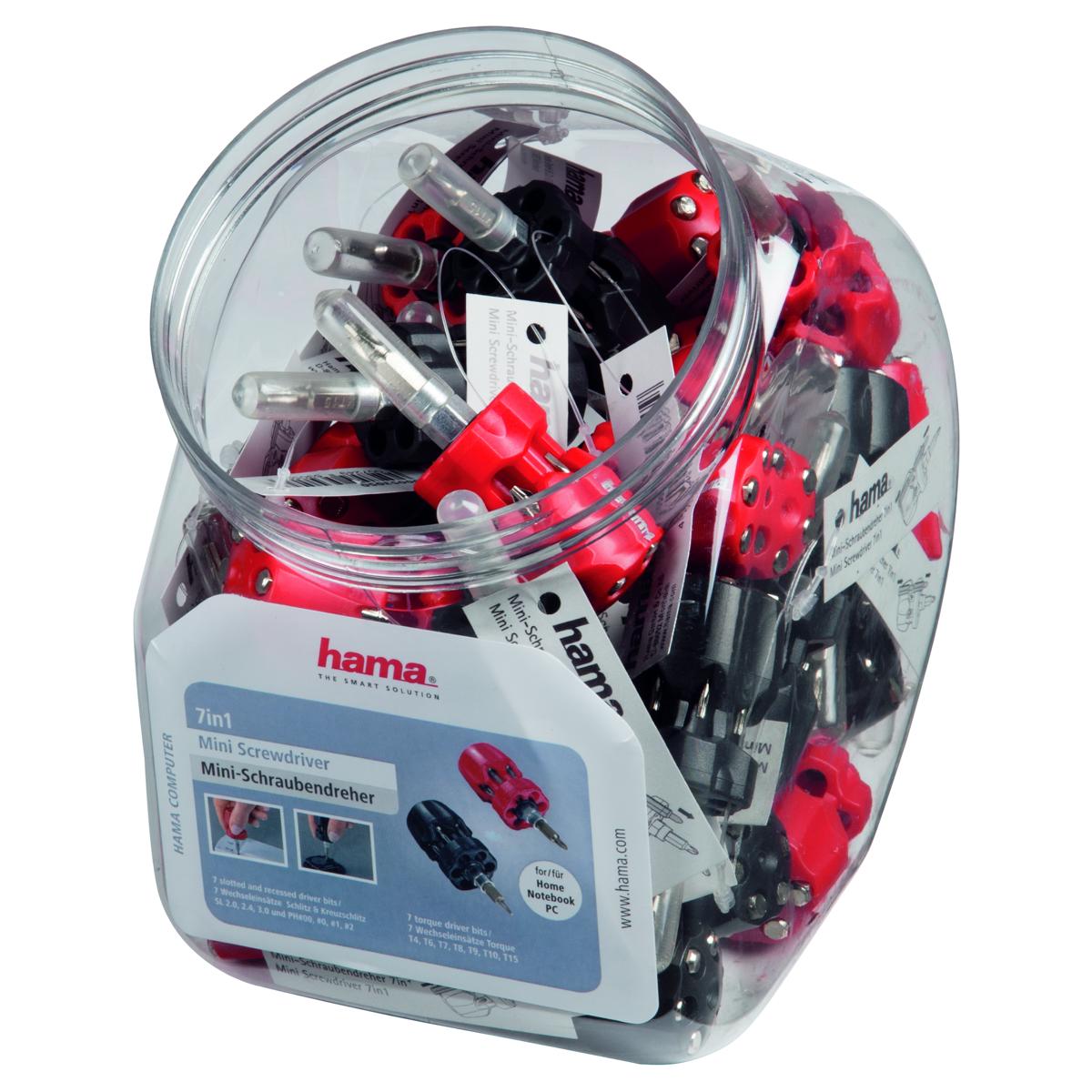 535110_53050 HAMA MINI SCHRAUBENDREHER 7 IN 1