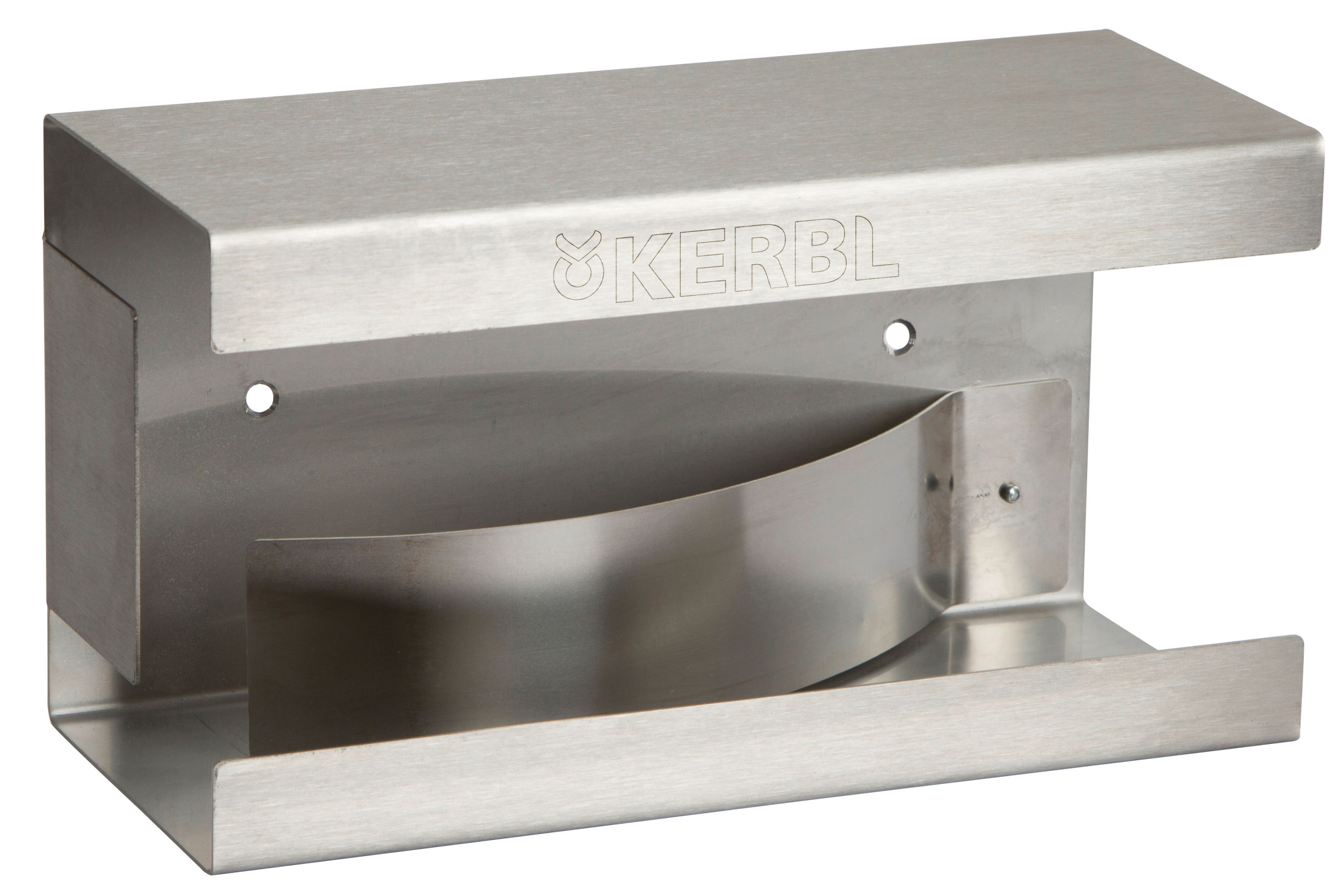 Kerbl Wandhalter für Einmalhandschuhe aus Edelstahl, mit Feder