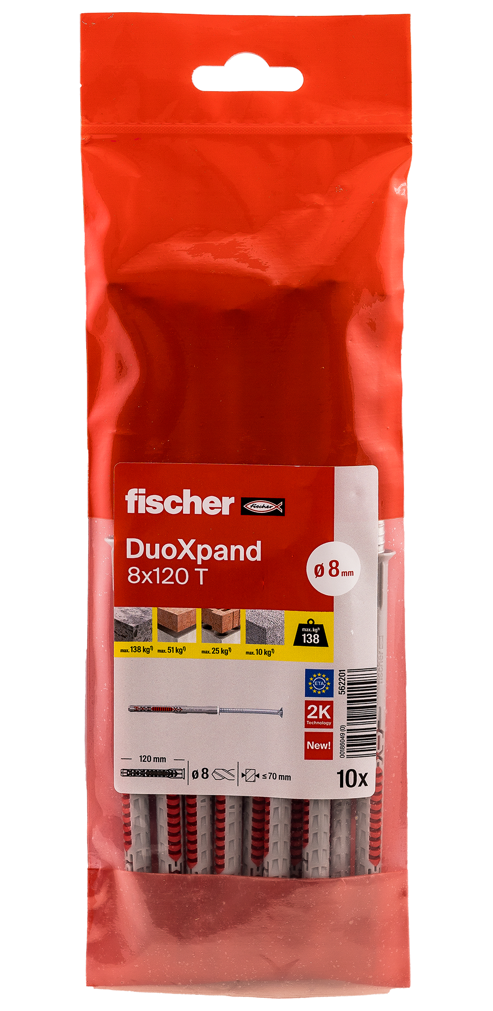 fischer DuoXpand 8x120 T B (10) fischer DuoXpand 8x120 T B (10)