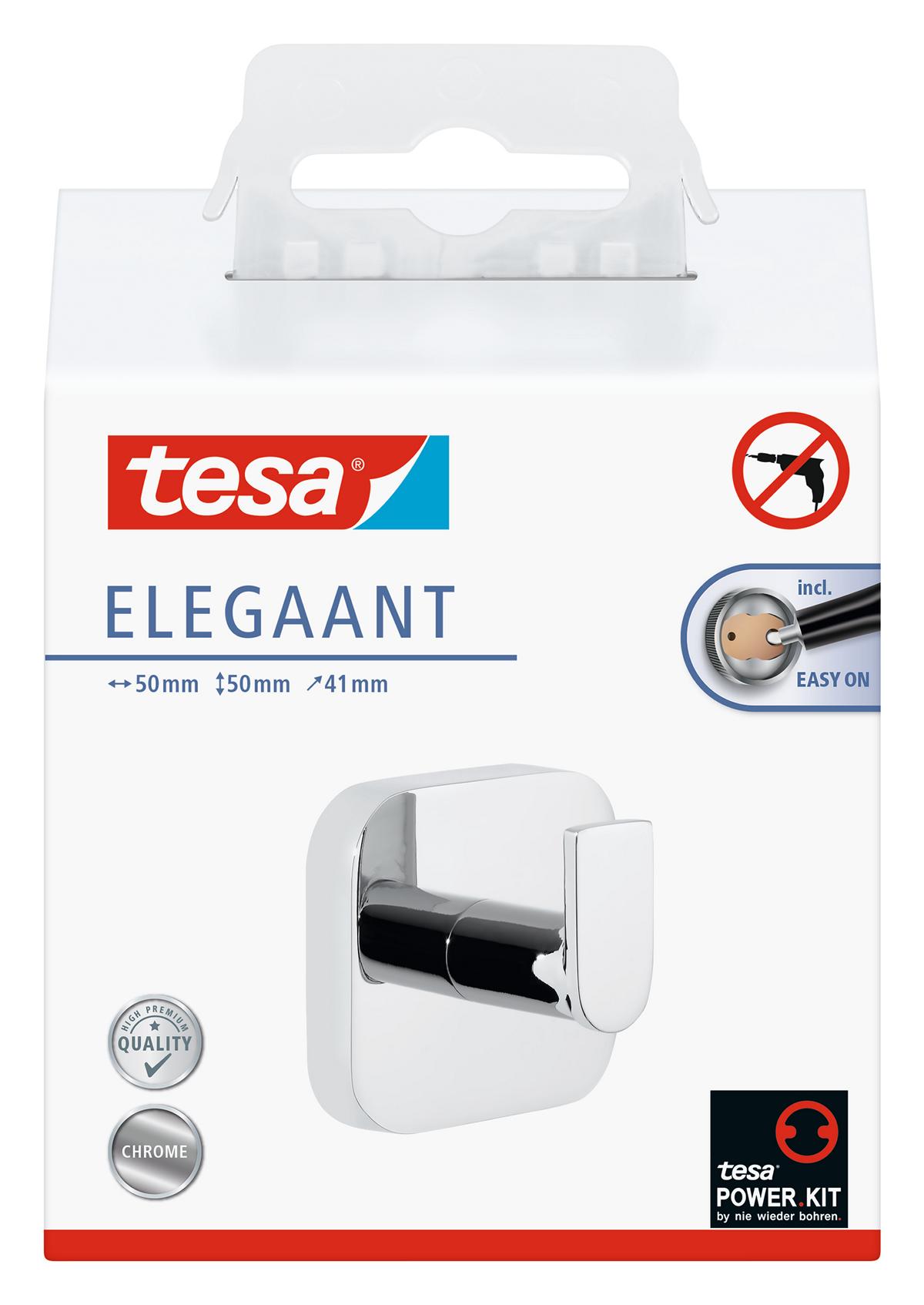 tesa_ELEGAANT_404340000000_LI490_front_pa tesa Elegaant Handtuchhaken